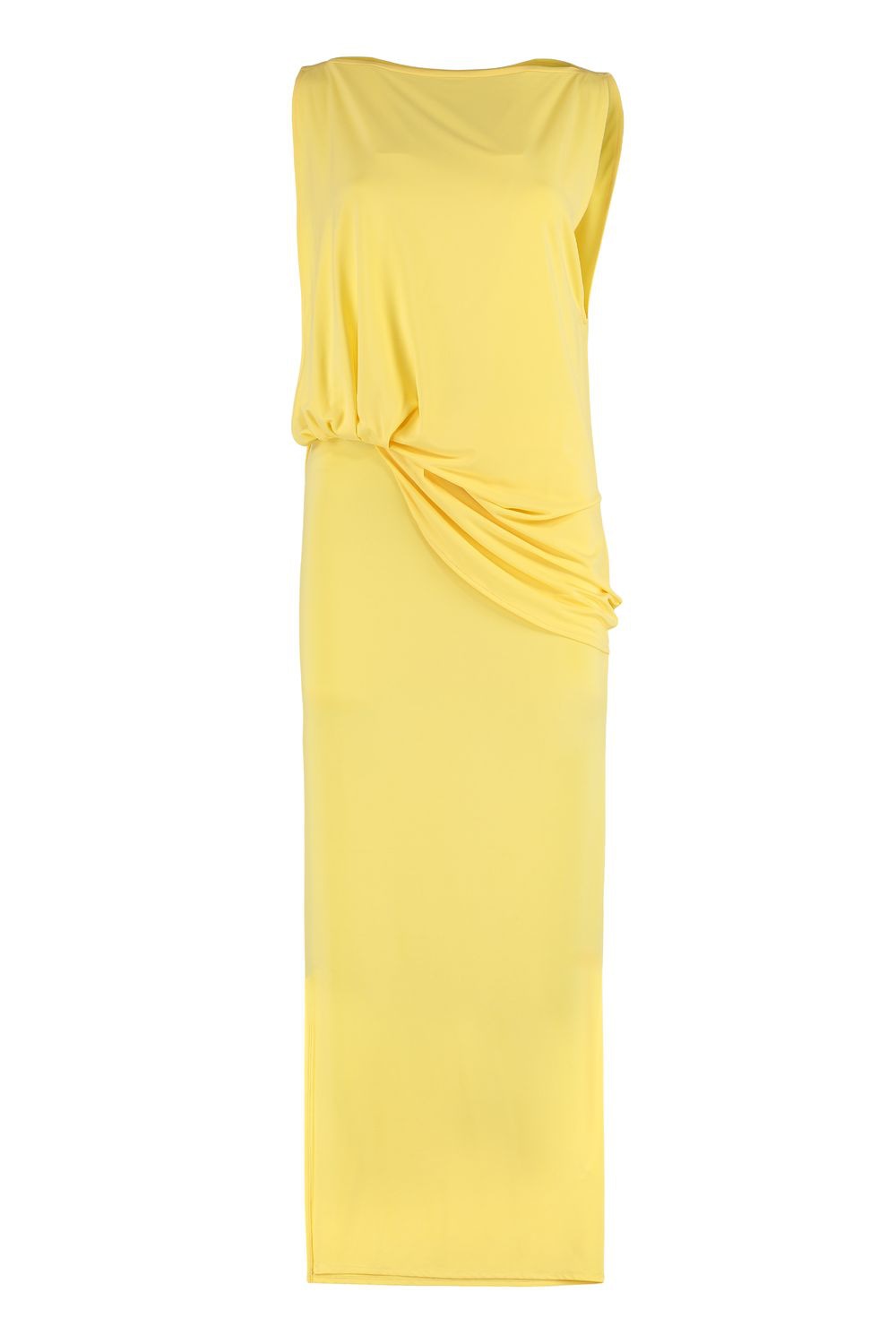 JACQUEMUS Draped Mini T-Shirt Dress