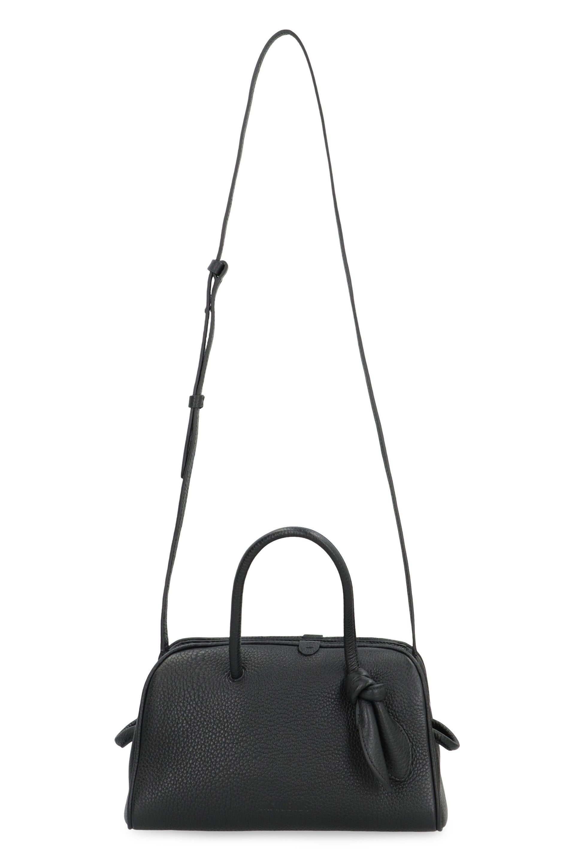 JACQUEMUS Mini Crushed Leather Handbag