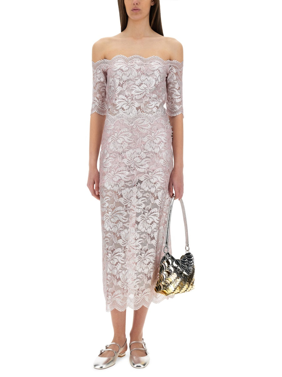 RABANNE Long Lace Skirt - Size 36 FR