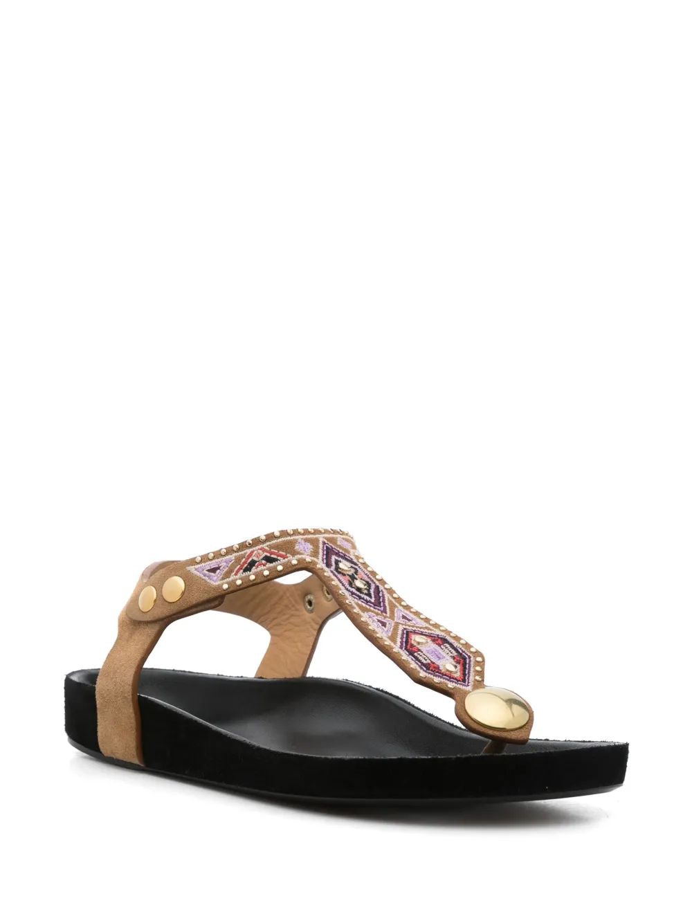 ISABEL MARANT Chic Leather Mini Sandals