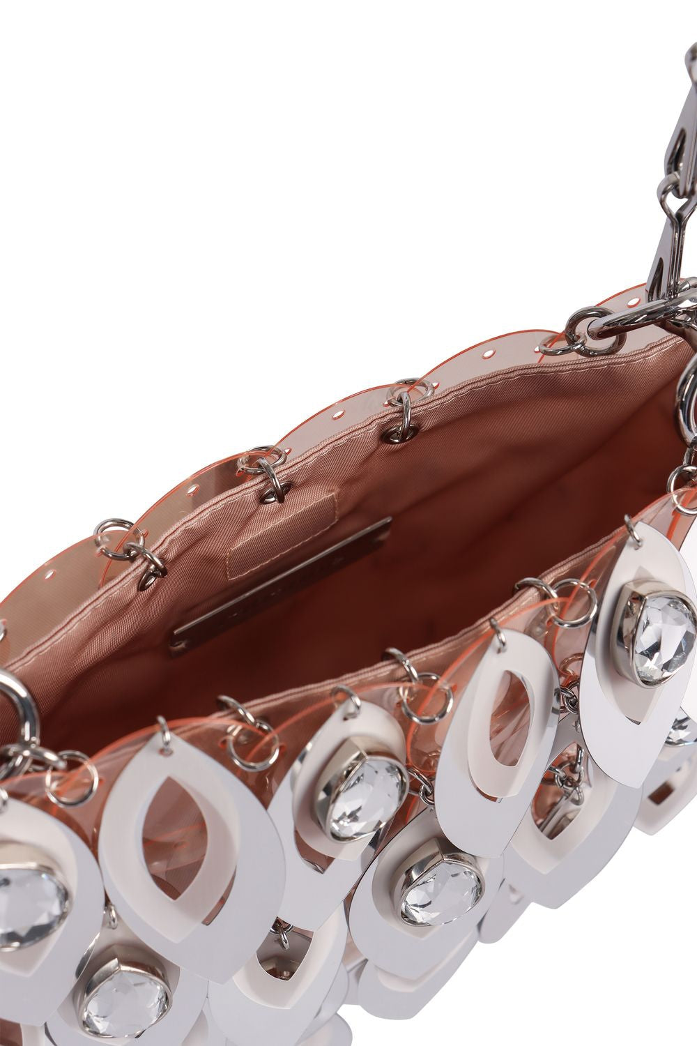 PACO RABANNE Mini Sparkle Leave Shoulder Handbag