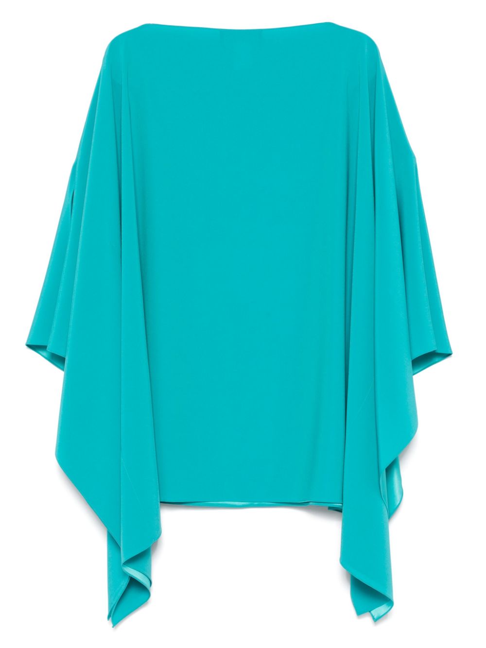 GIANLUCA CAPANNOLO Elegant Slash Neck Top with Draped Sleeves
