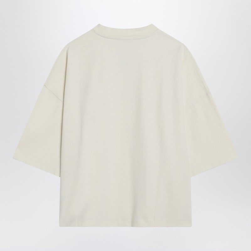 JACQUEMUS Boxy Crop T-Shirt with Logo