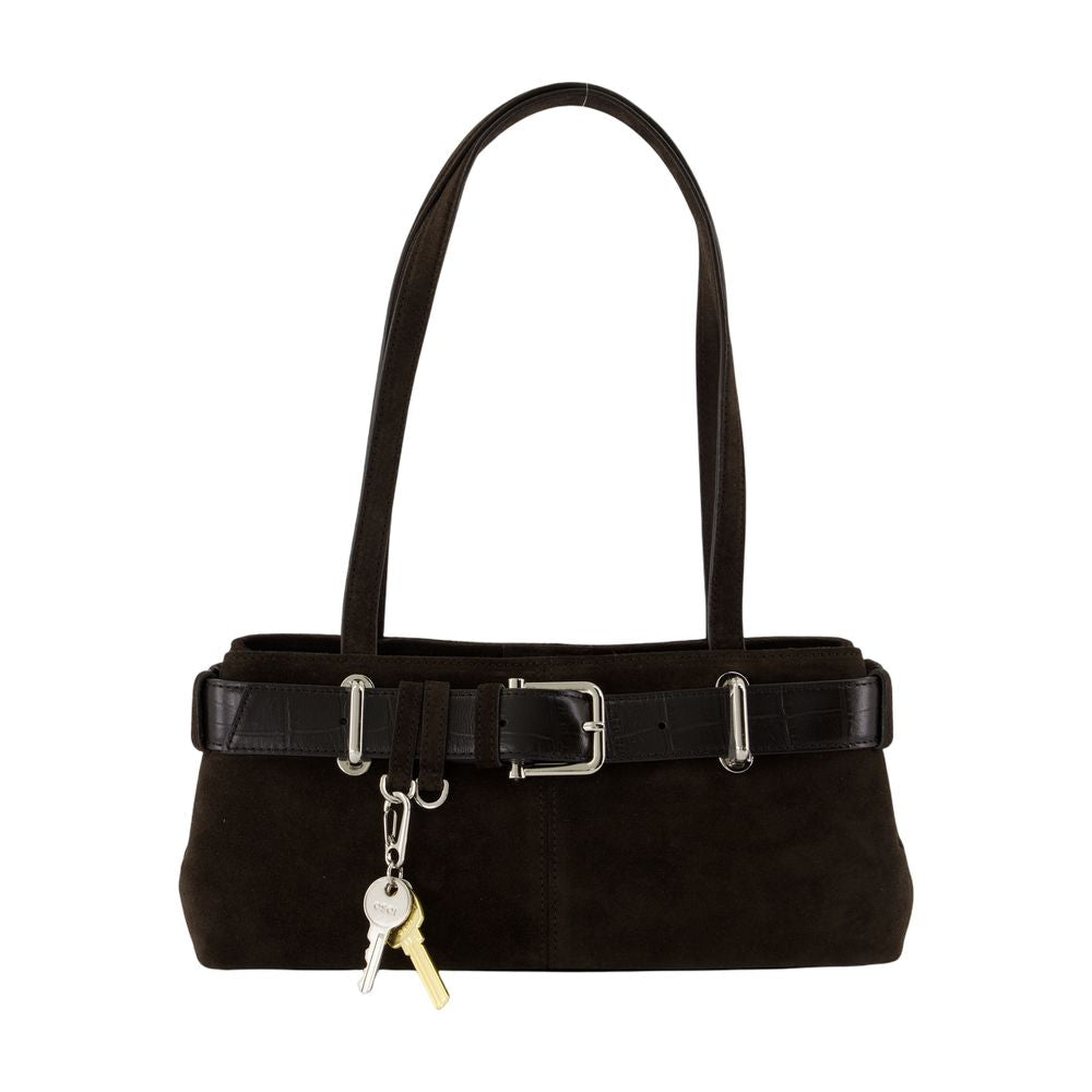 OSOI Mini Suede Shoulder Handbag