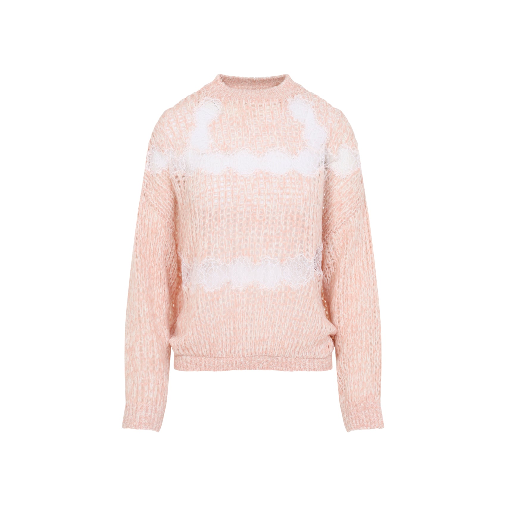 GIAMBATTISTA VALLI Wool Pullover with Lace Details - FW25