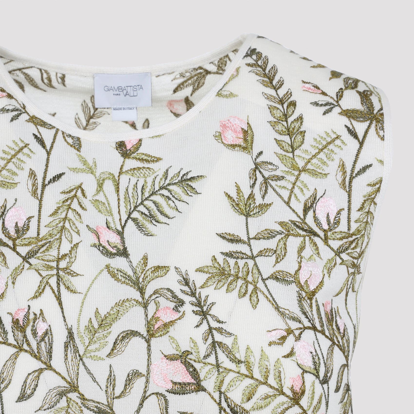 GIAMBATTISTA VALLI Elegant Cashmere and Silk Top for Women