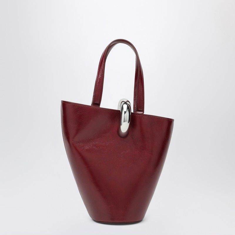 JACQUEMUS Mini Asymmetric Bucket Handbag