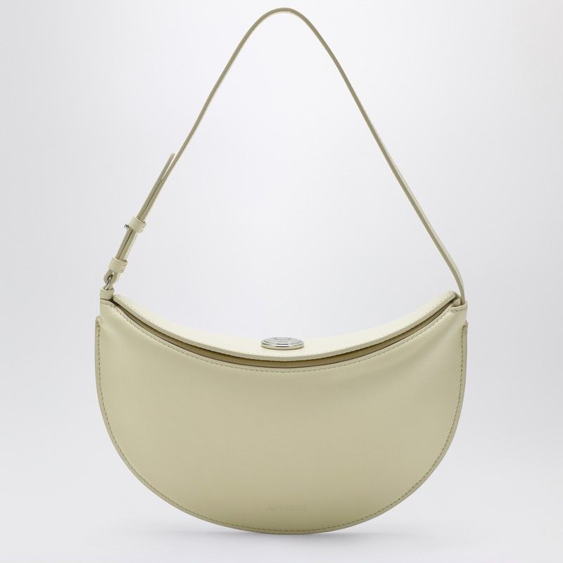 JACQUEMUS Mini Hobo Handbag in Smooth Leather