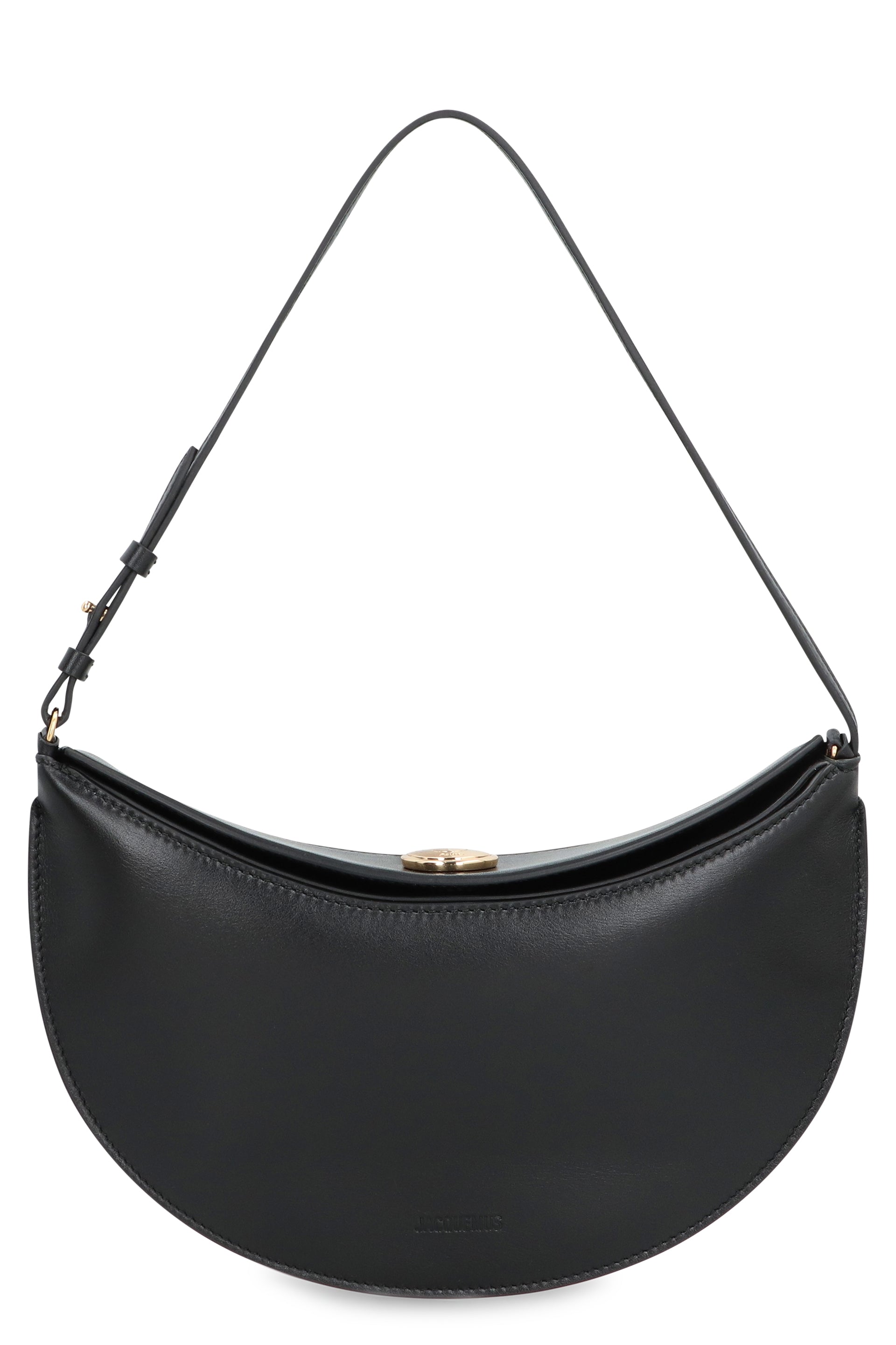 JACQUEMUS Mini Oval Leather Shoulder Handbag