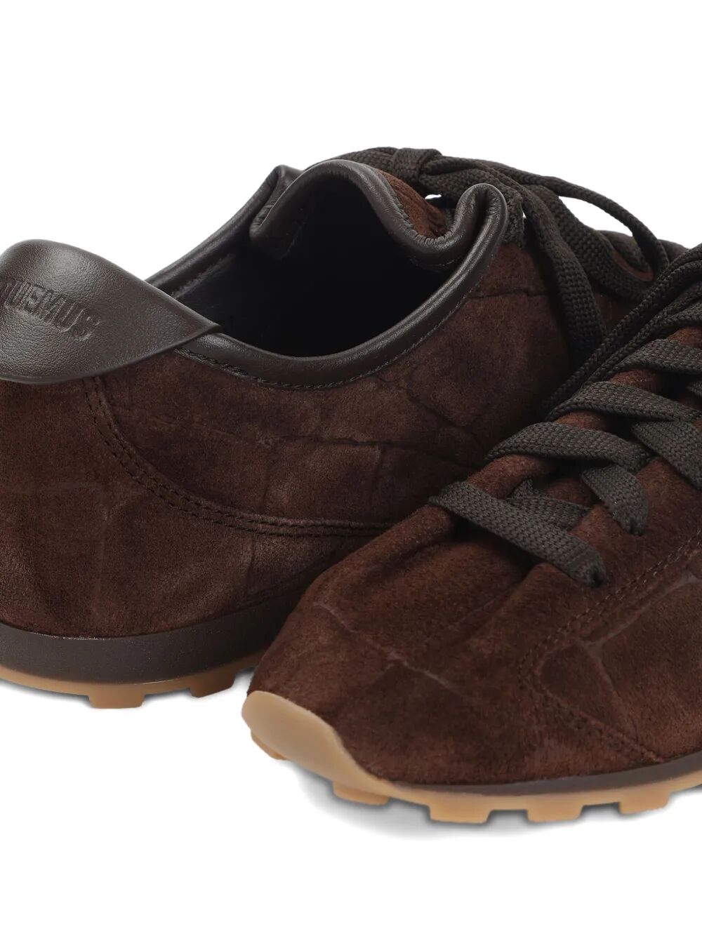 JACQUEMUS Lace-Up Suede Upper Sneakers for Women