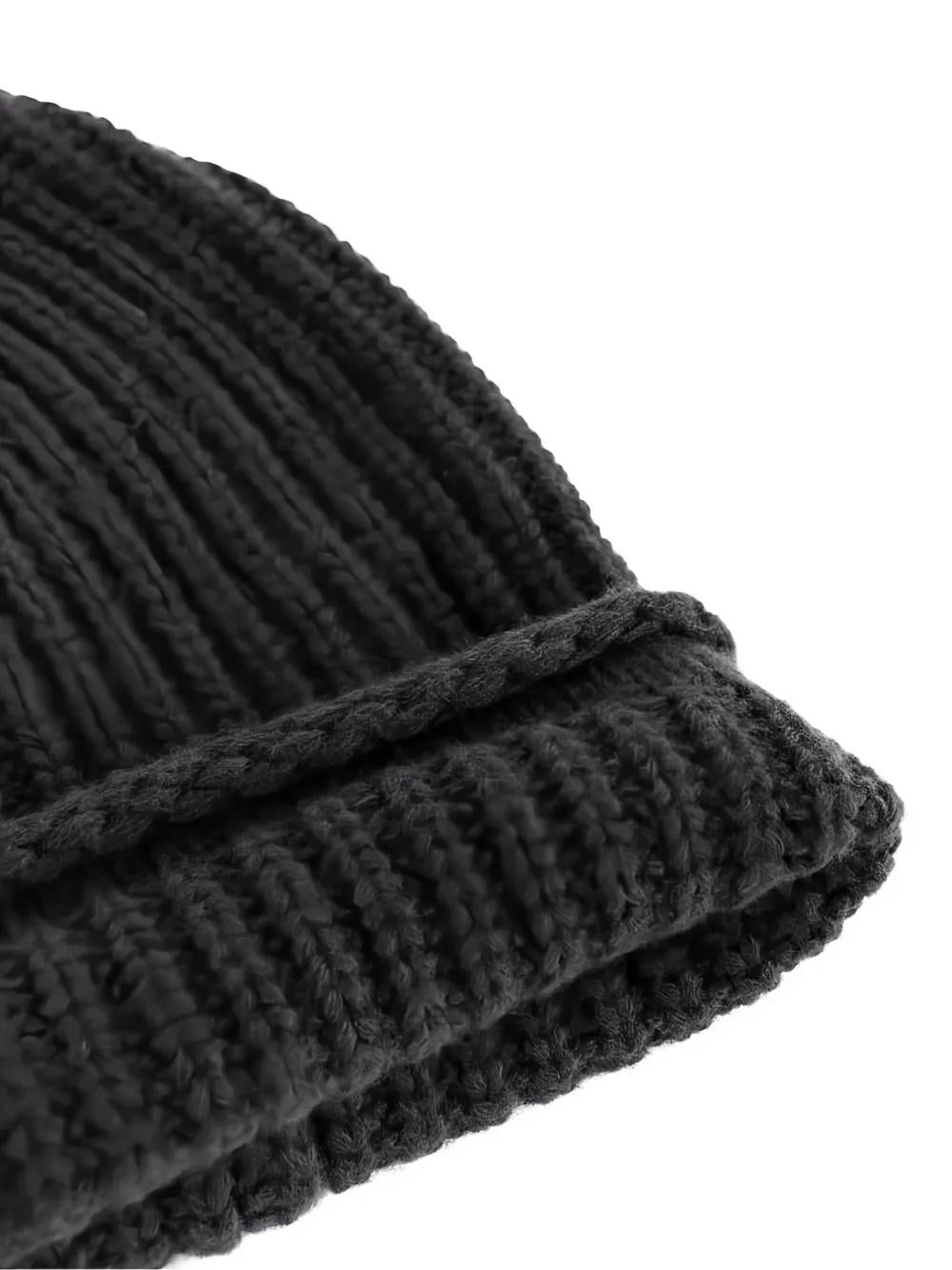 CASEY CASEY Ribbed Roll-Up Beanie