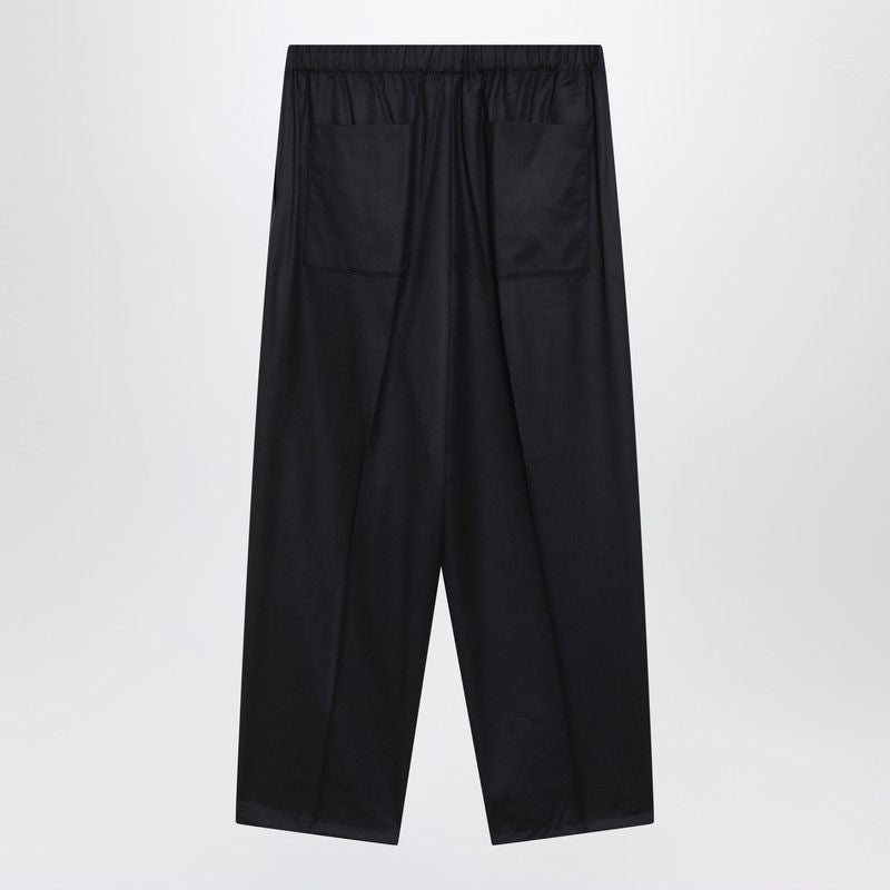 JACQUEMUS Wide Leg Wool Trousers for Men