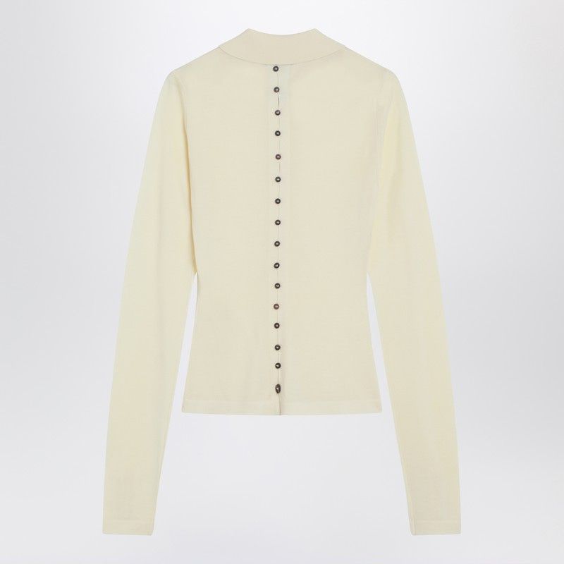 JACQUEMUS Lightweight Wool Polo Shirt - Slim Fit