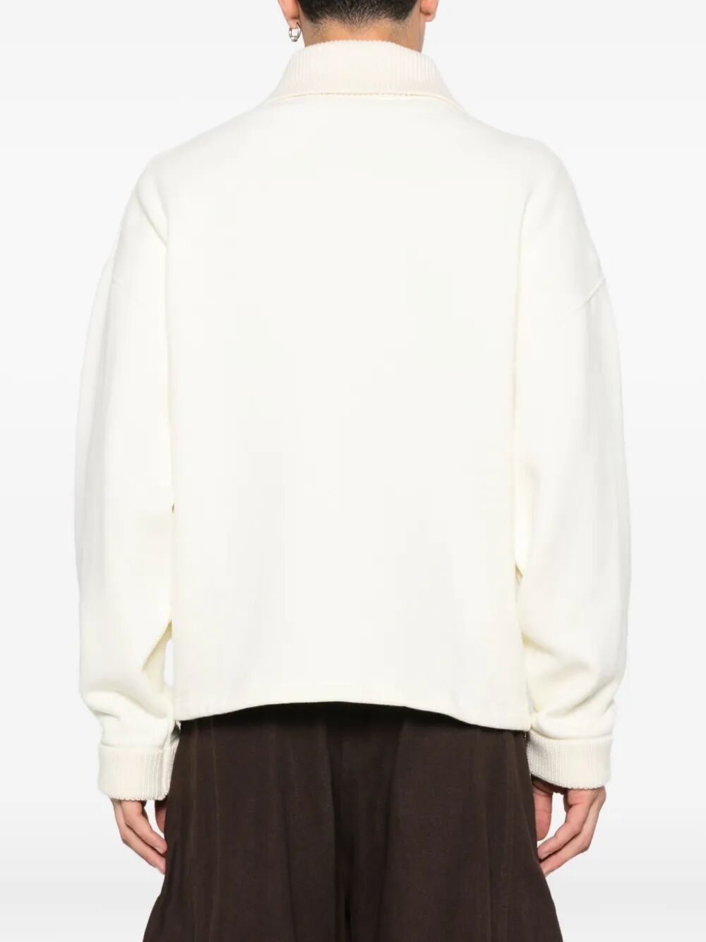 JACQUEMUS Long Sleeve Polo Shirt - Casual Elegance