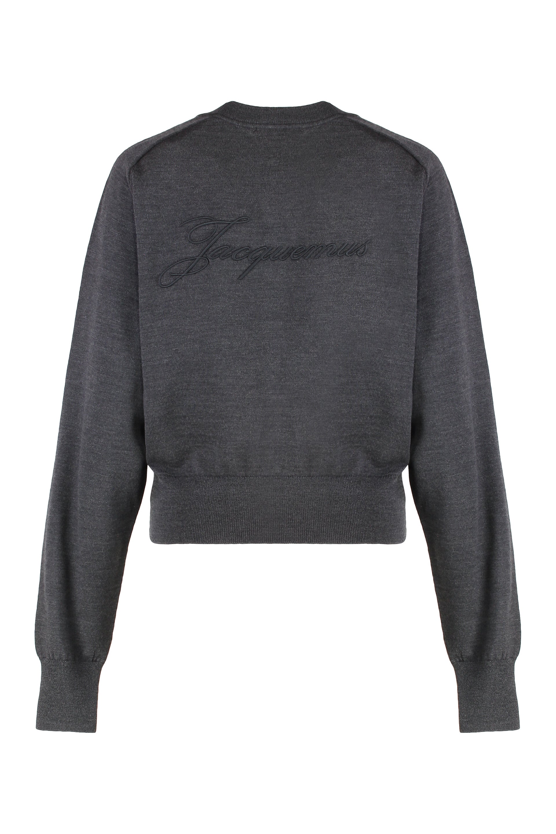 JACQUEMUS Round Neck Merino Wool Sweater