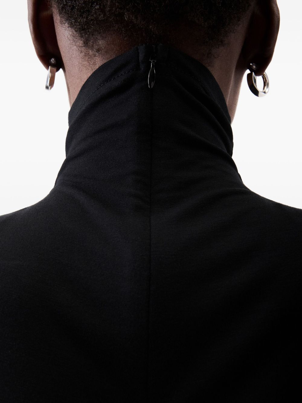 JACQUEMUS High Collar Relaxed Fit T-Shirt