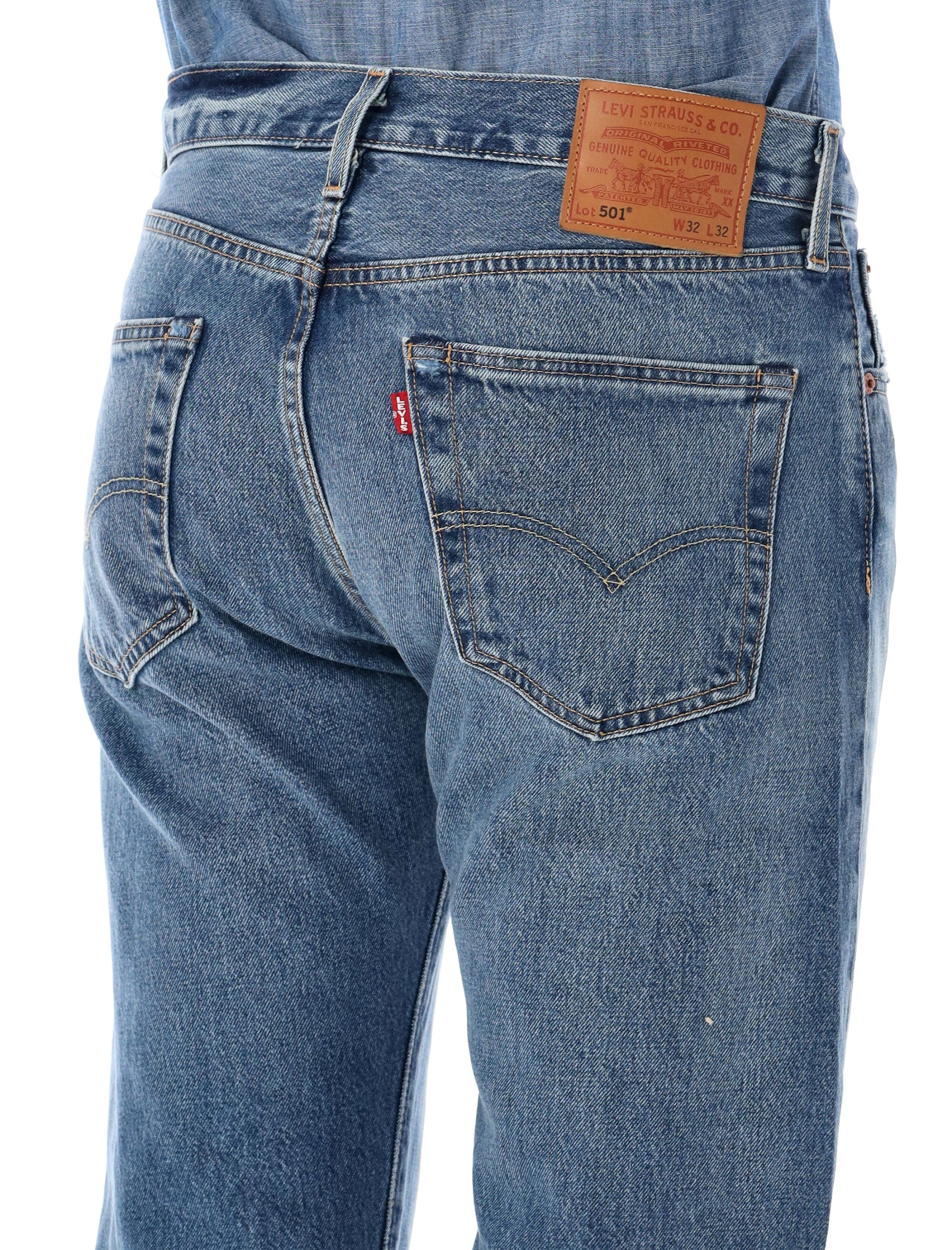 LEVI'S Classic Straight Leg 501 Original Jeans - Size 32