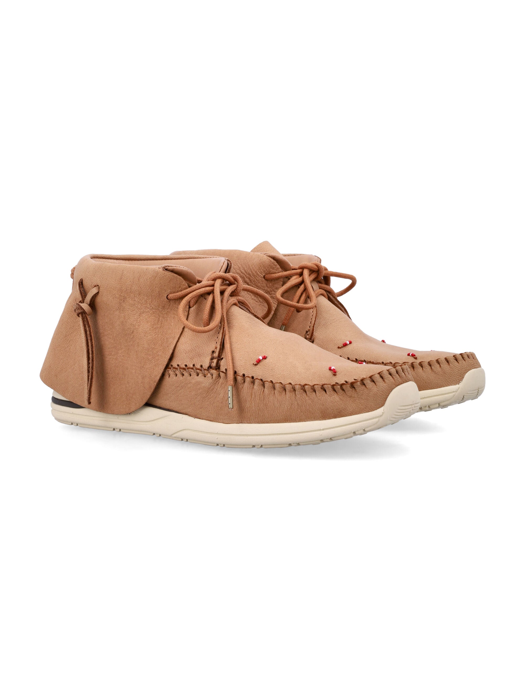 VISVIM Handcrafted Sneakers with Beaded Detail - SS25 Collection