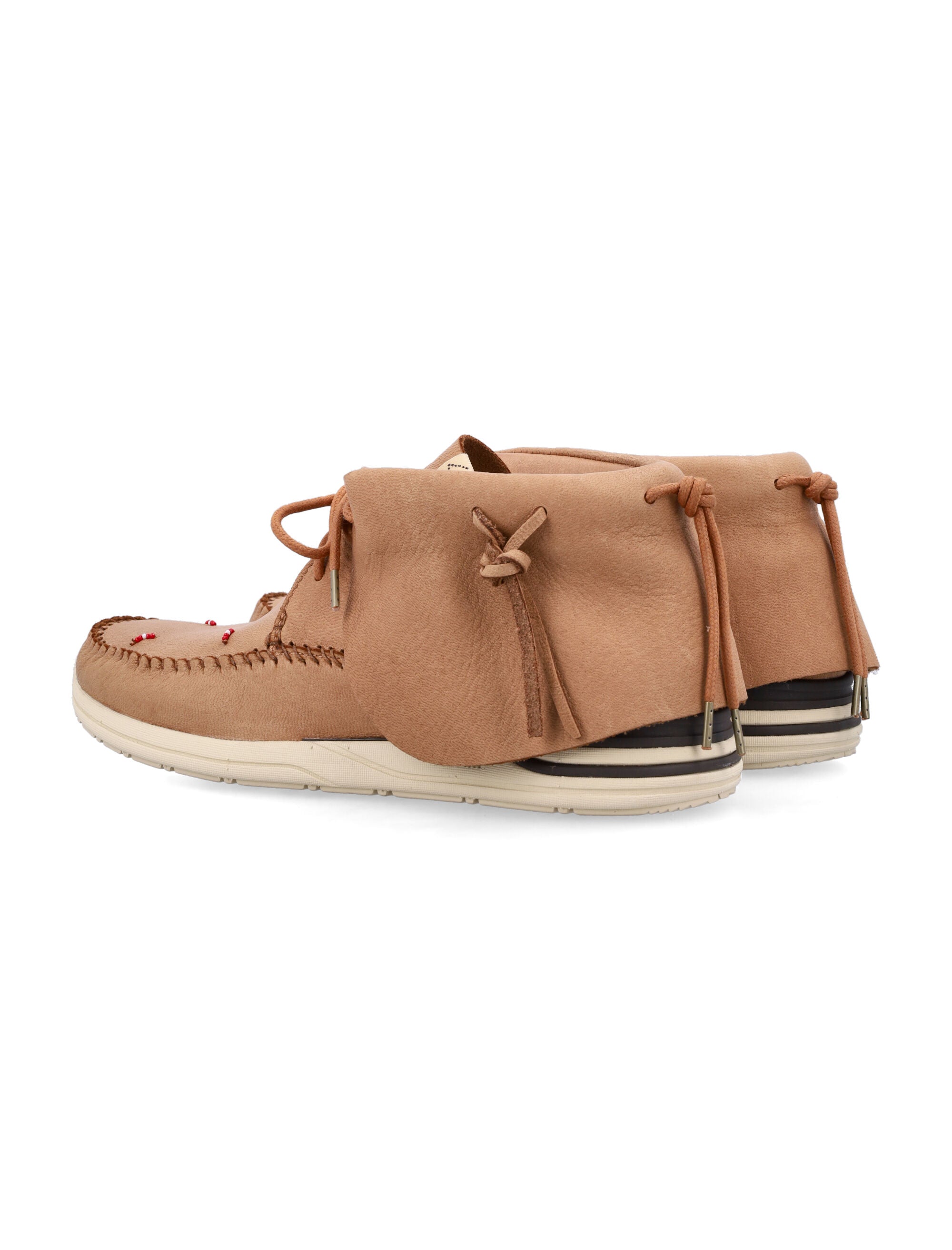 VISVIM Handcrafted Sneakers with Beaded Detail - SS25 Collection
