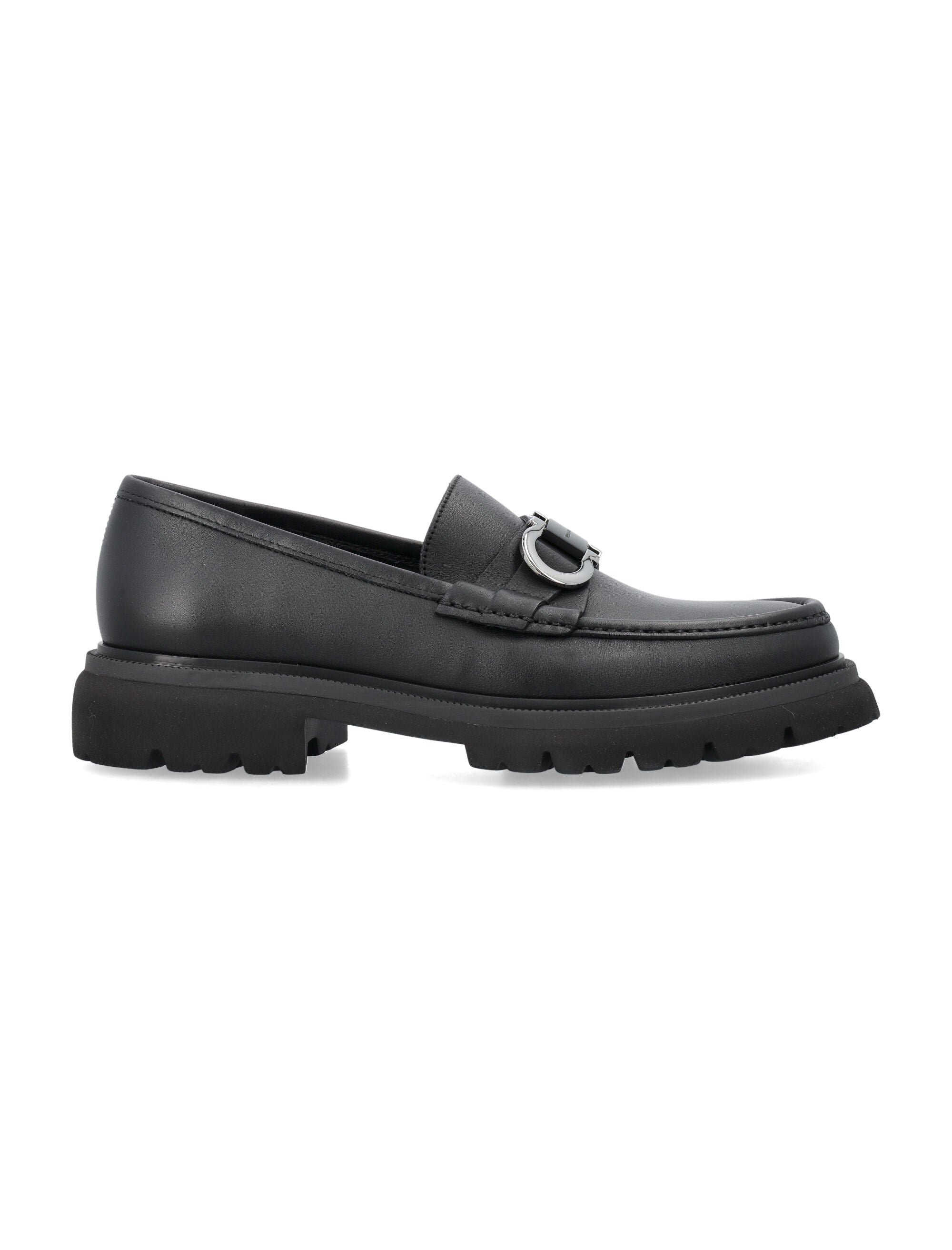 Ferragamo Men's Gancini Hook Moccasin