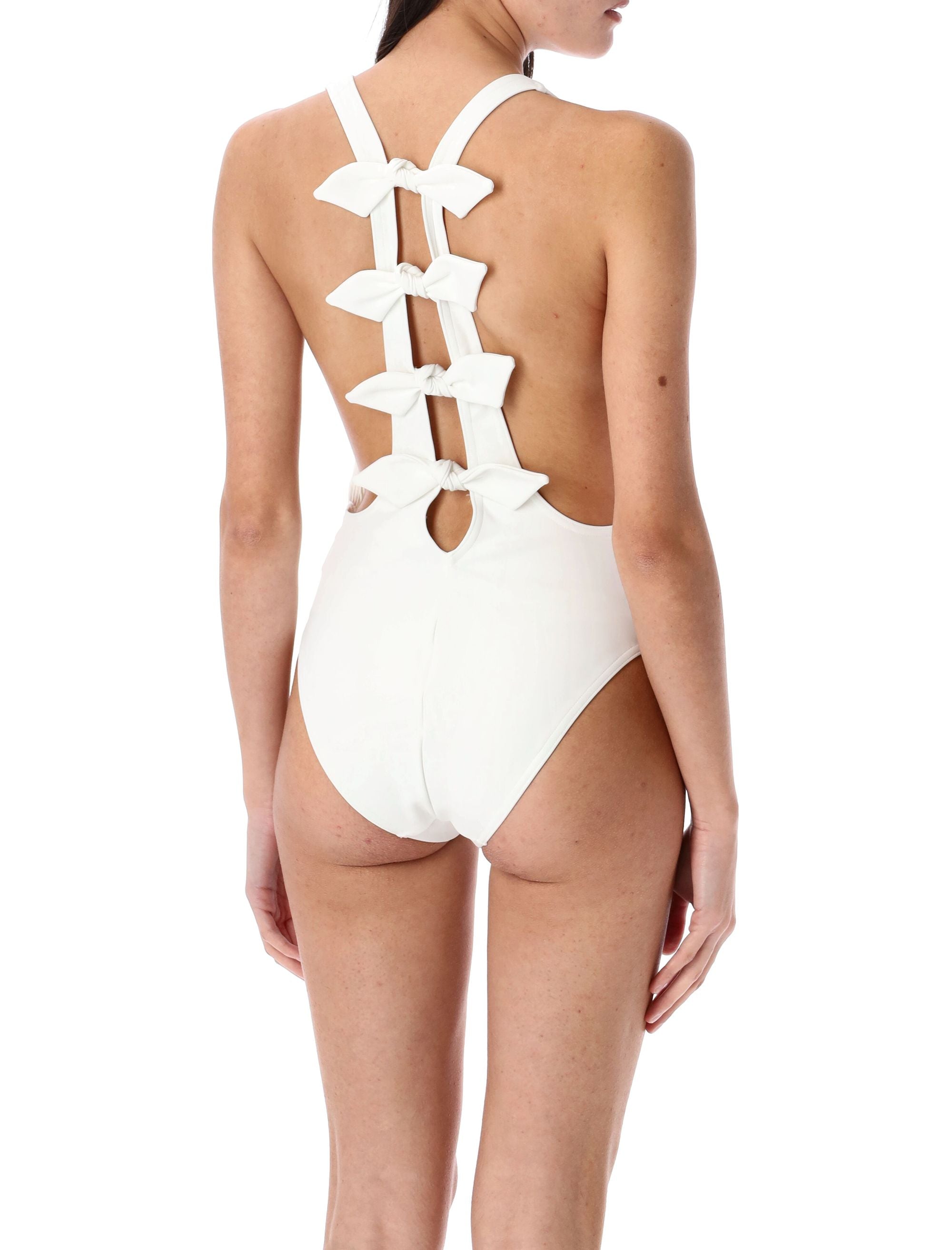 ZIMMERMANN Scoop Neck Bow One-Piece Women's Swimsuit