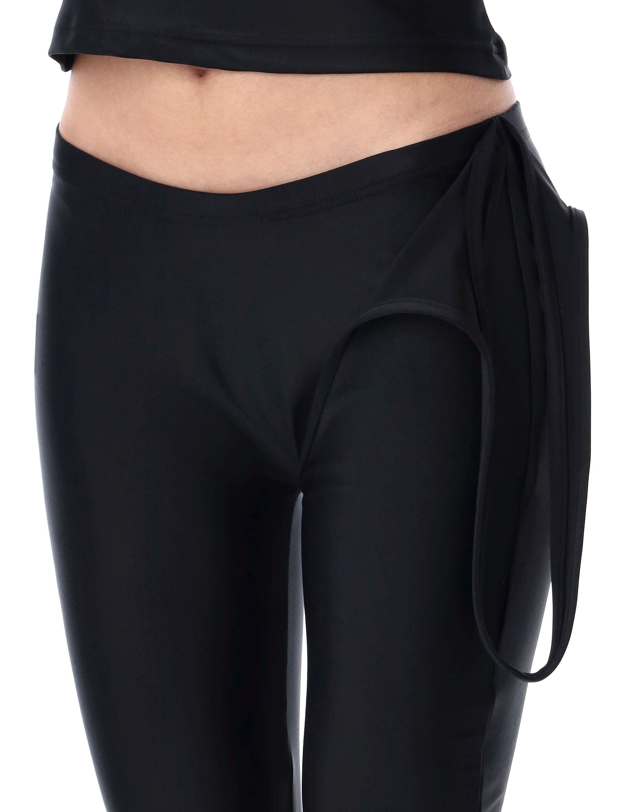 OTTOLINGER Stylish Low Rise Swim Leggings - Women’s Small