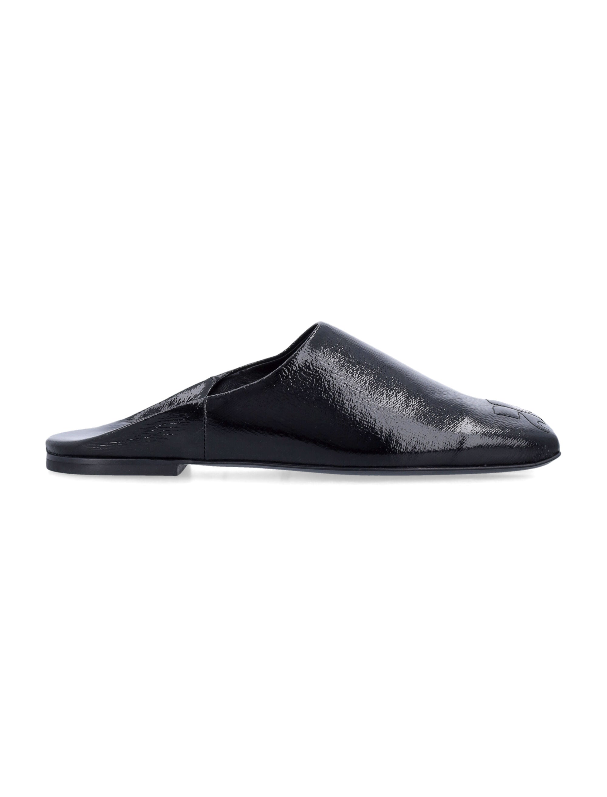 COURREGÈS Heritage Shadow Flat Slip-On with Embossed Logo