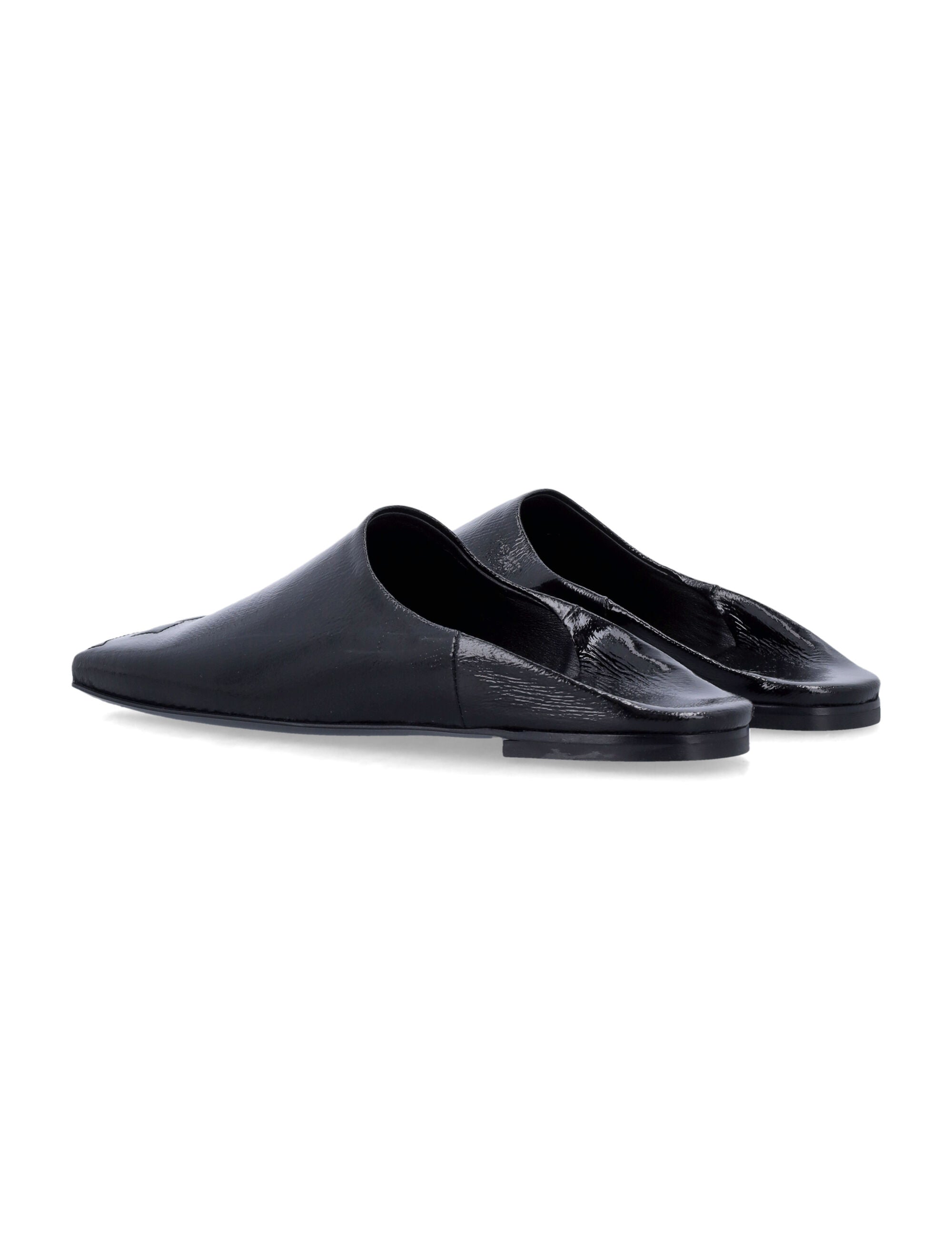 COURREGÈS Heritage Shadow Flat Slip-On with Embossed Logo