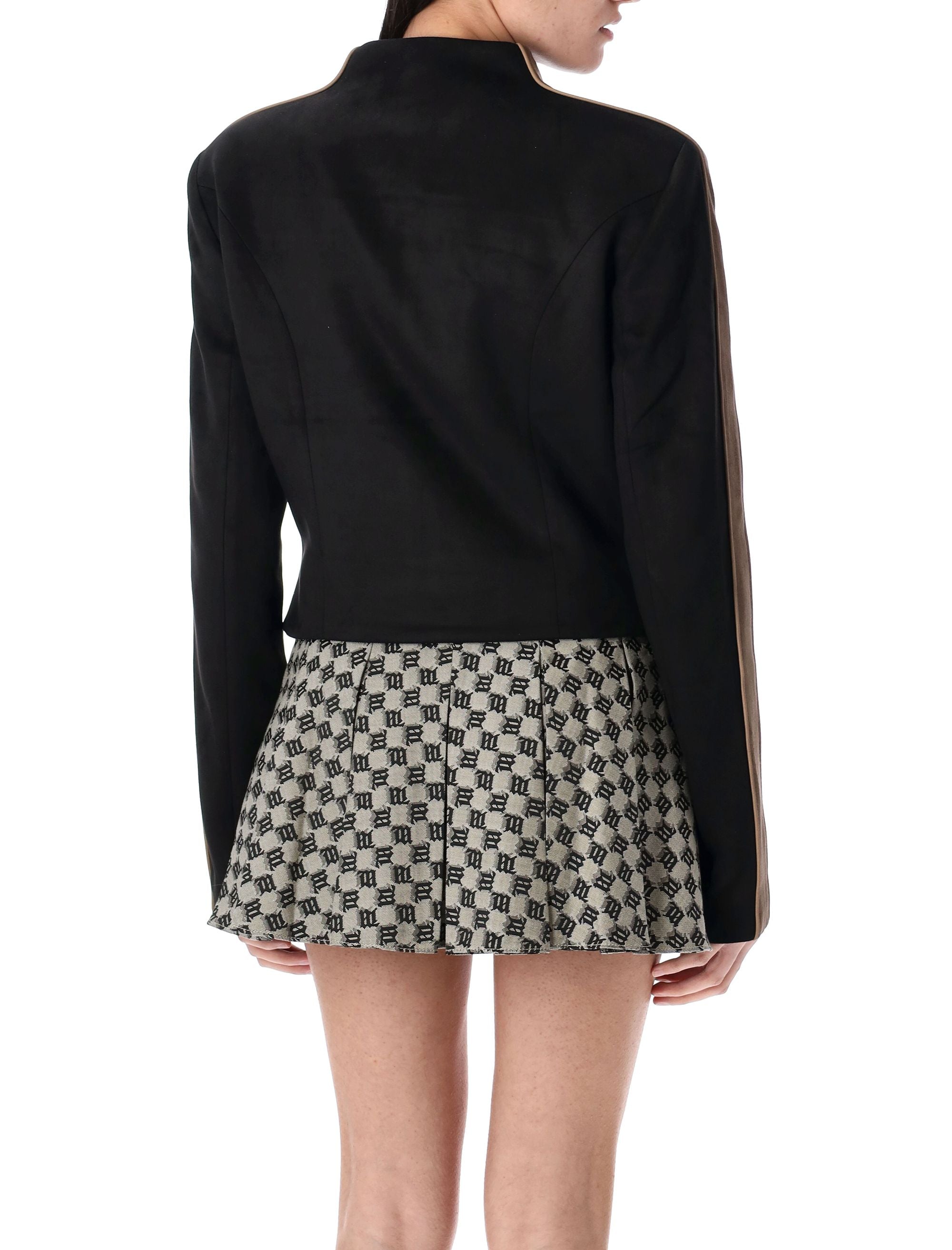 MISBHV Faux Suede Moto Jacket - Slim Fit