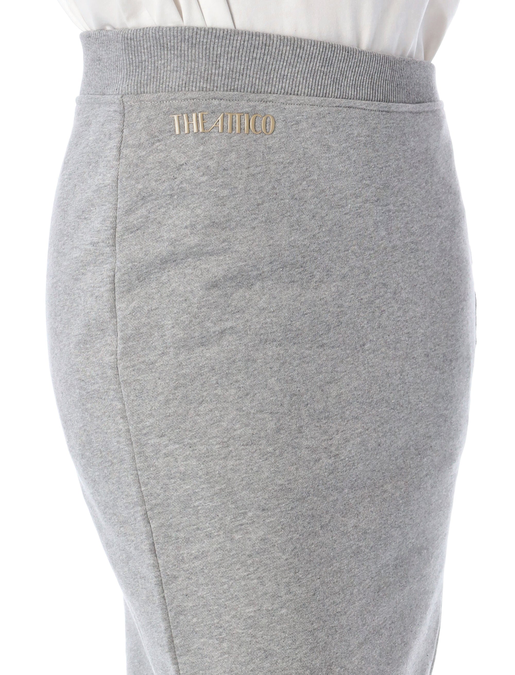THE ATTICO Fleece Midi Skirt - Size 40