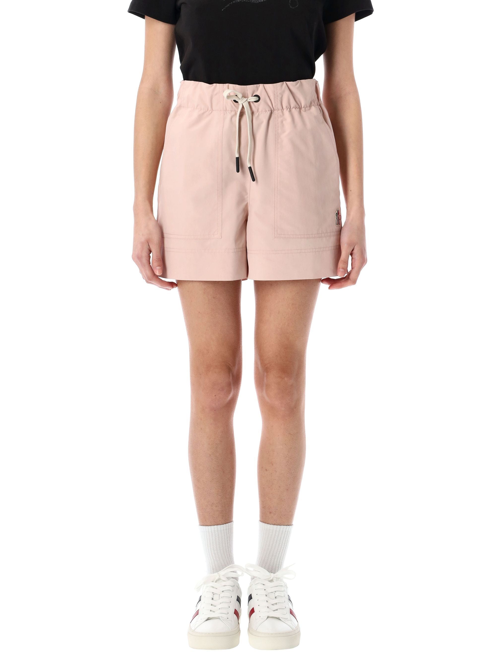 MONCLER GRENOBLE Technical Froissé Mini Shorts