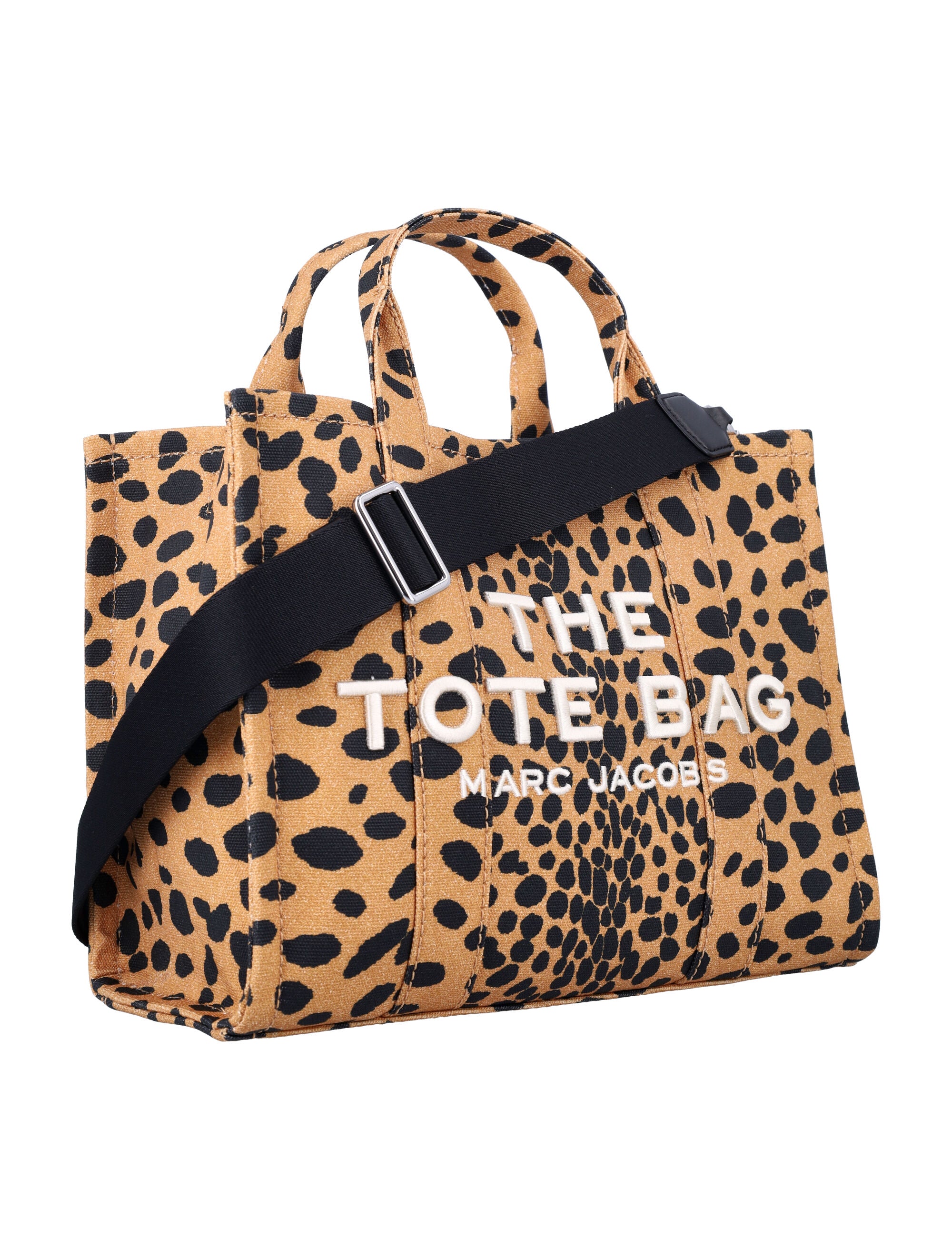 MARC JACOBS The Cheetah Canvas Medium Tote Handbag