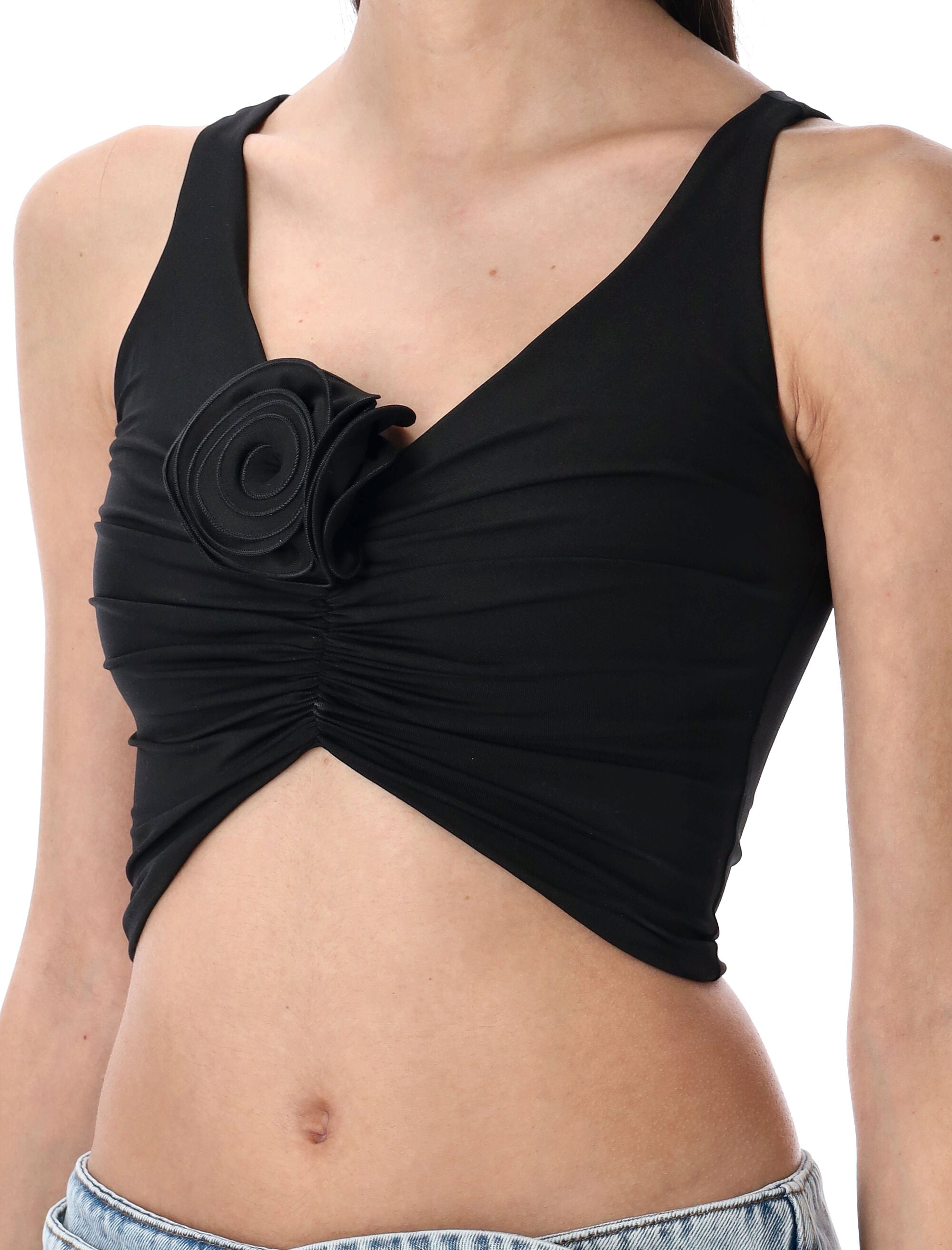 MAGDA BUTRYM Flower Detail Top - Size 36 FR