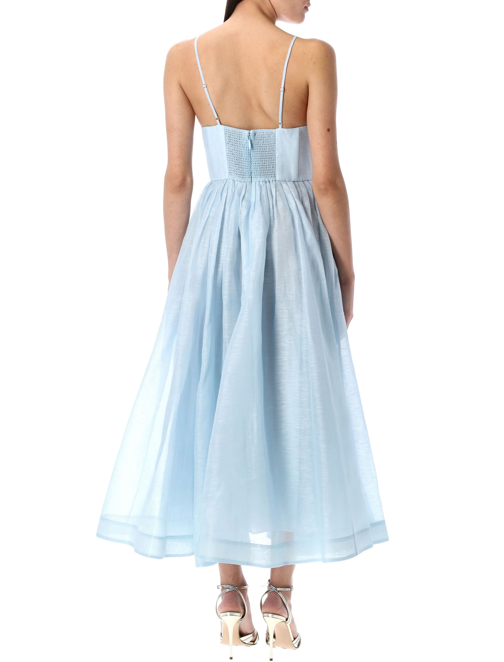 ZIMMERMANN V-Neck Midi Dress