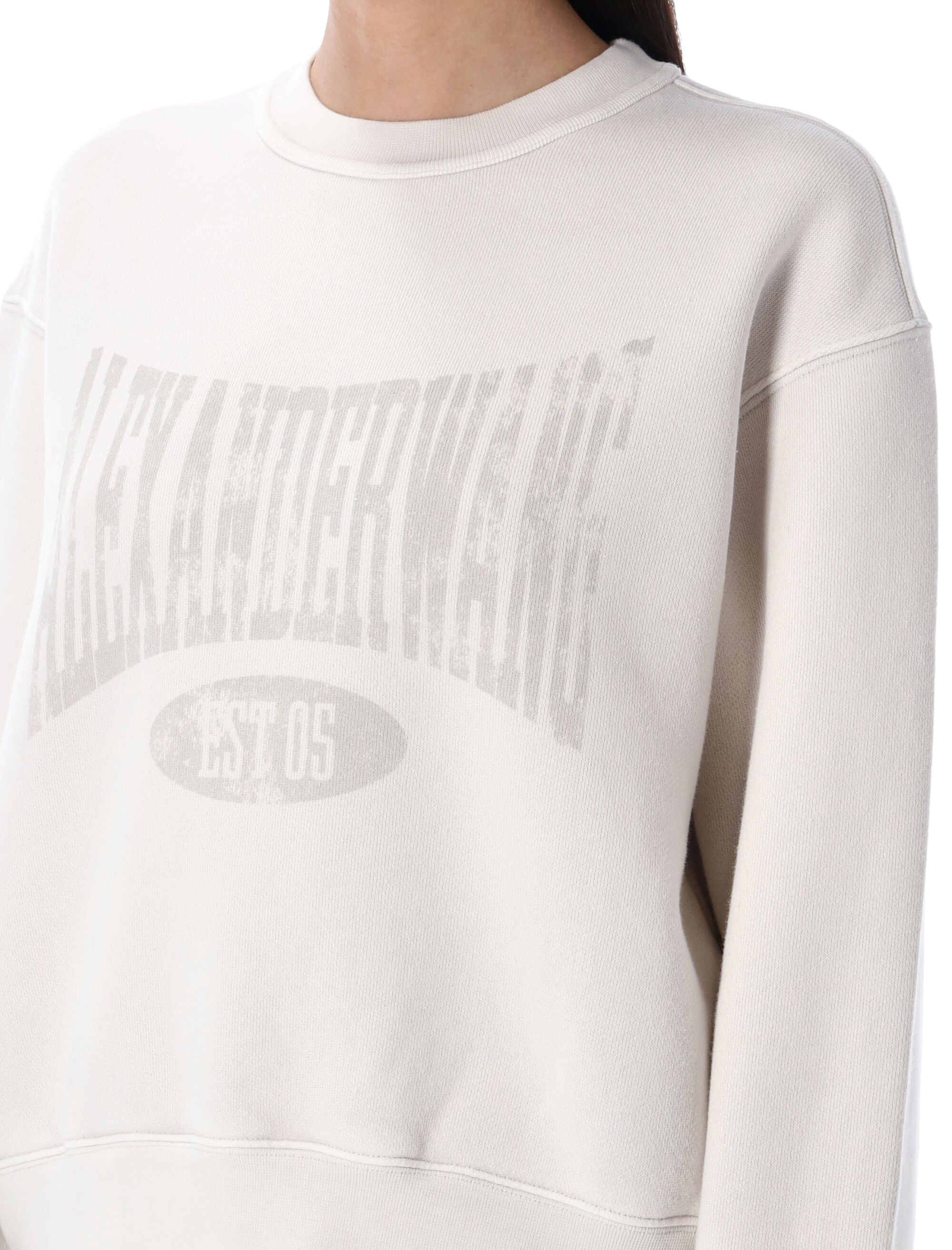 T BY ALEXANDER WANG Distressed Logo Sweatshirt - Size S