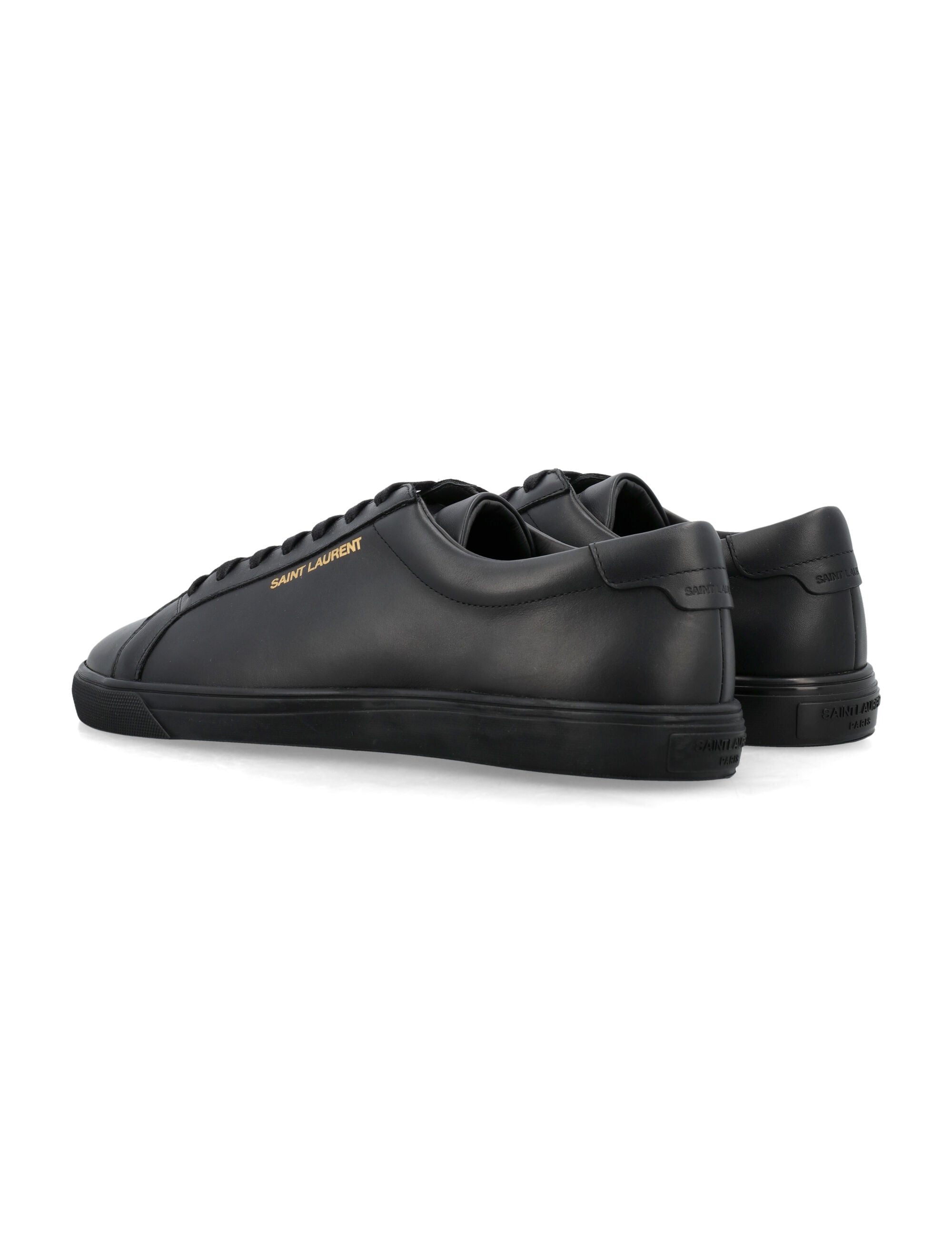 SAINT LAURENT Luxury Leather Lace-Up Sneakers for Men
