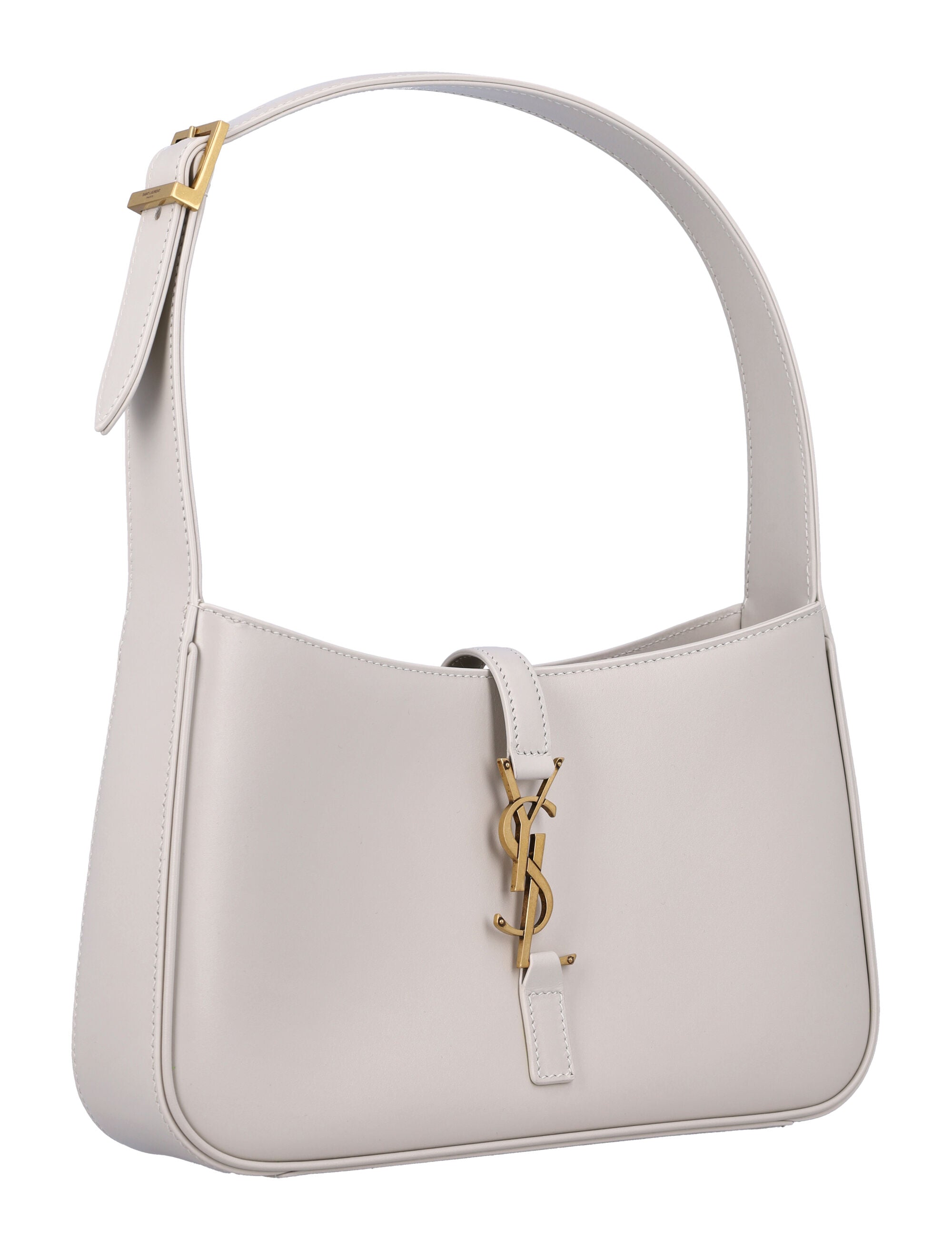 SAINT LAURENT Smooth Leather Mini Hobo Handbag