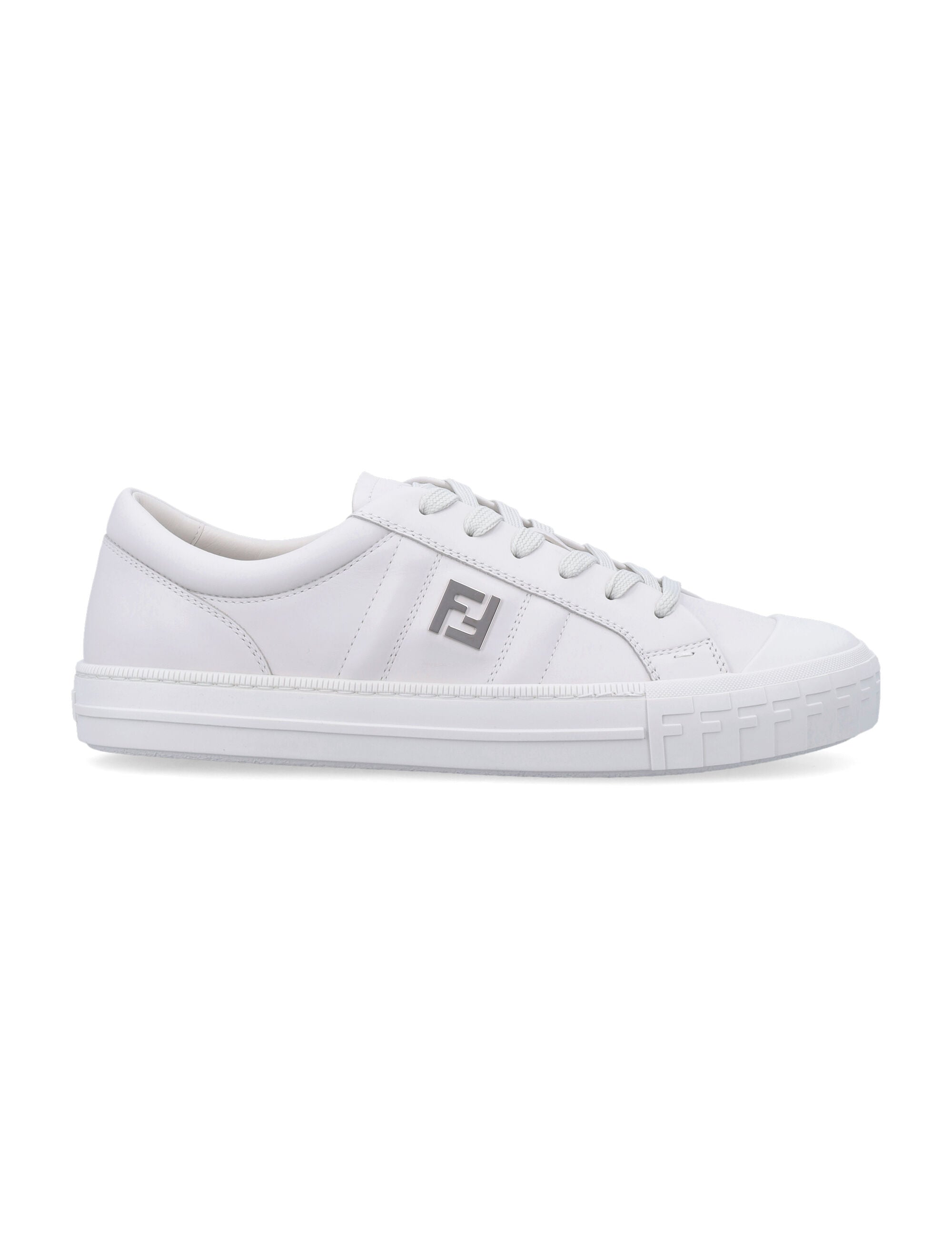FENDI Men's Leather Domino Sneaker