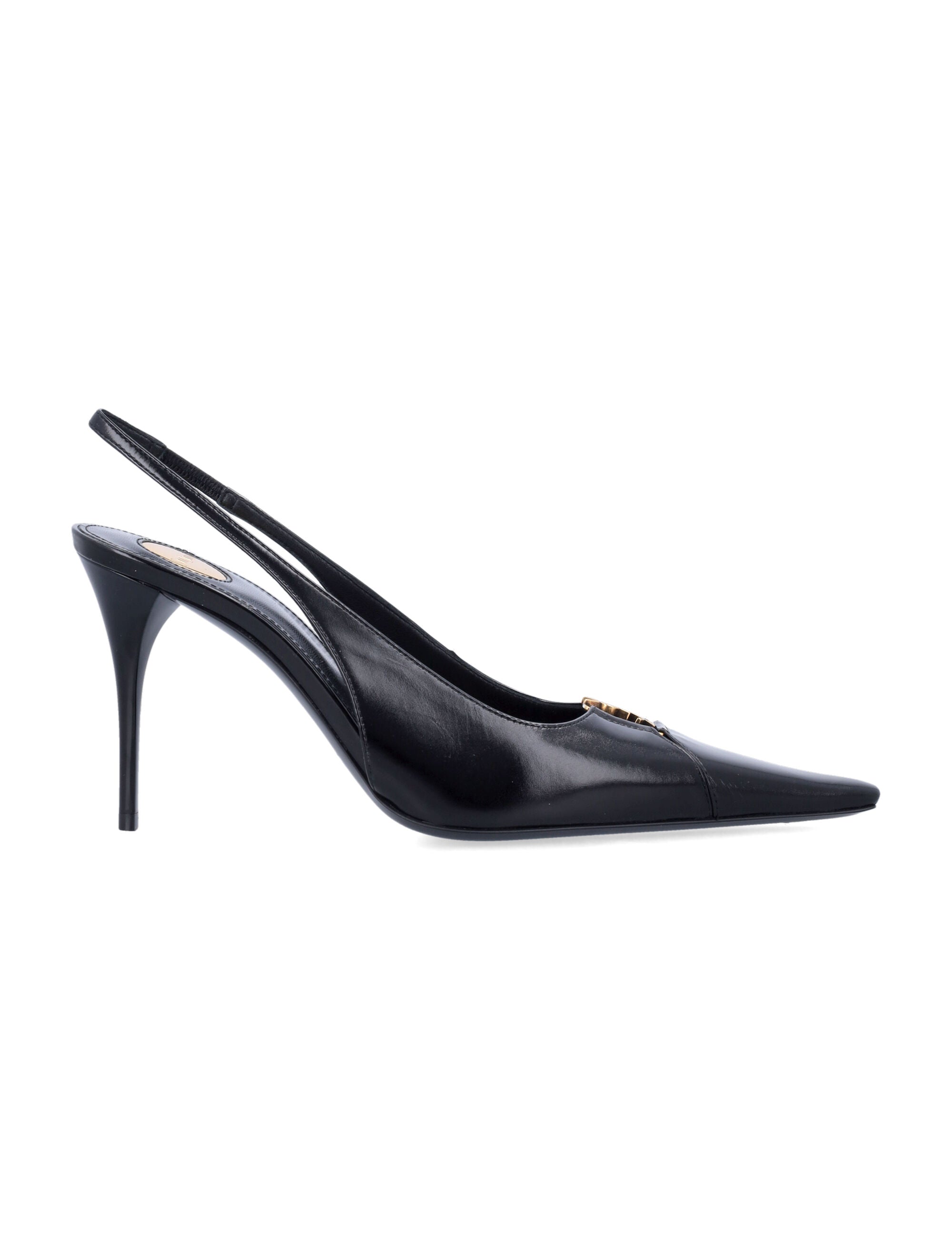 SAINT LAURENT Babylon Breteuil Slingback Pumps for Women