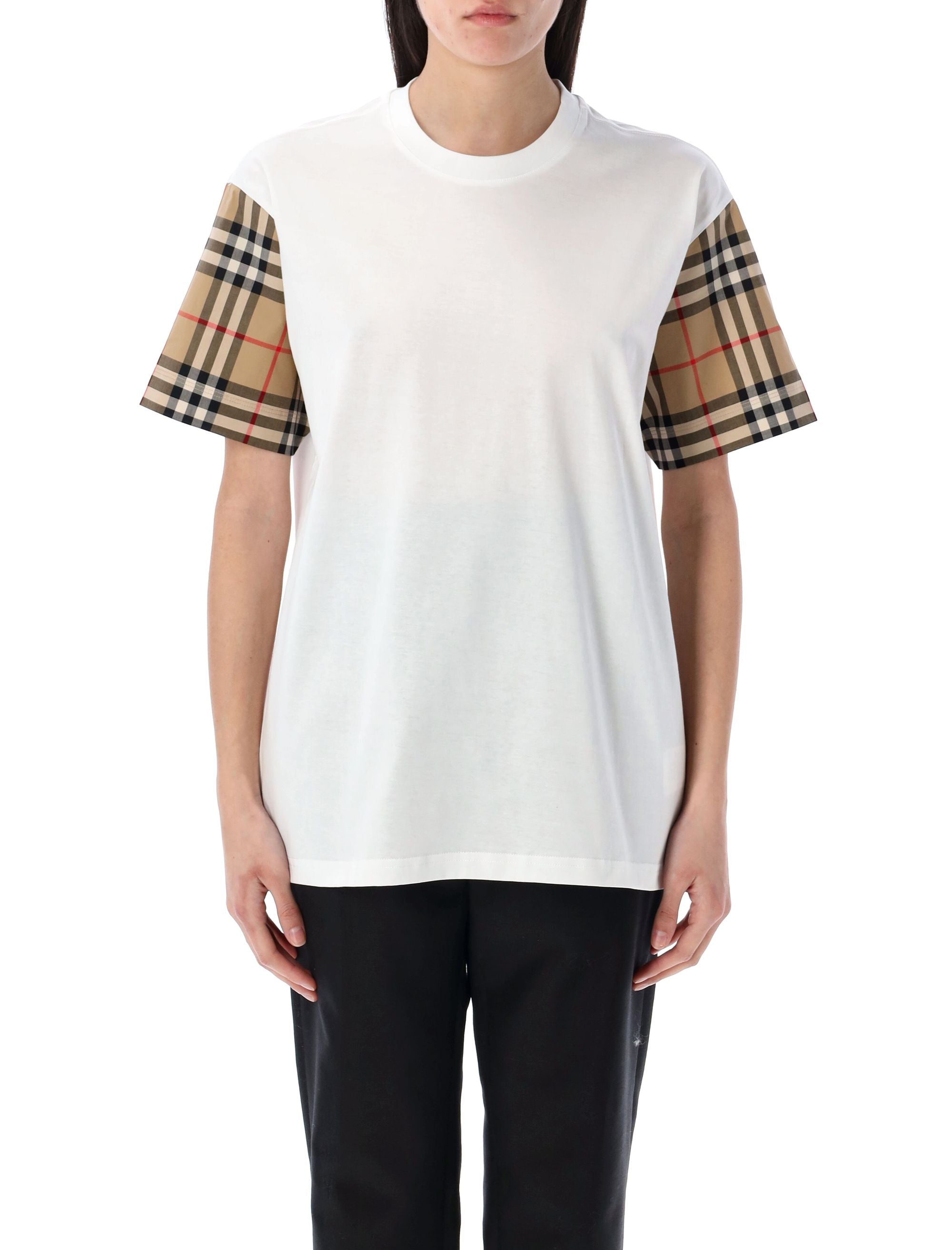 BURBERRY Short Sleeves Check T-Shirt