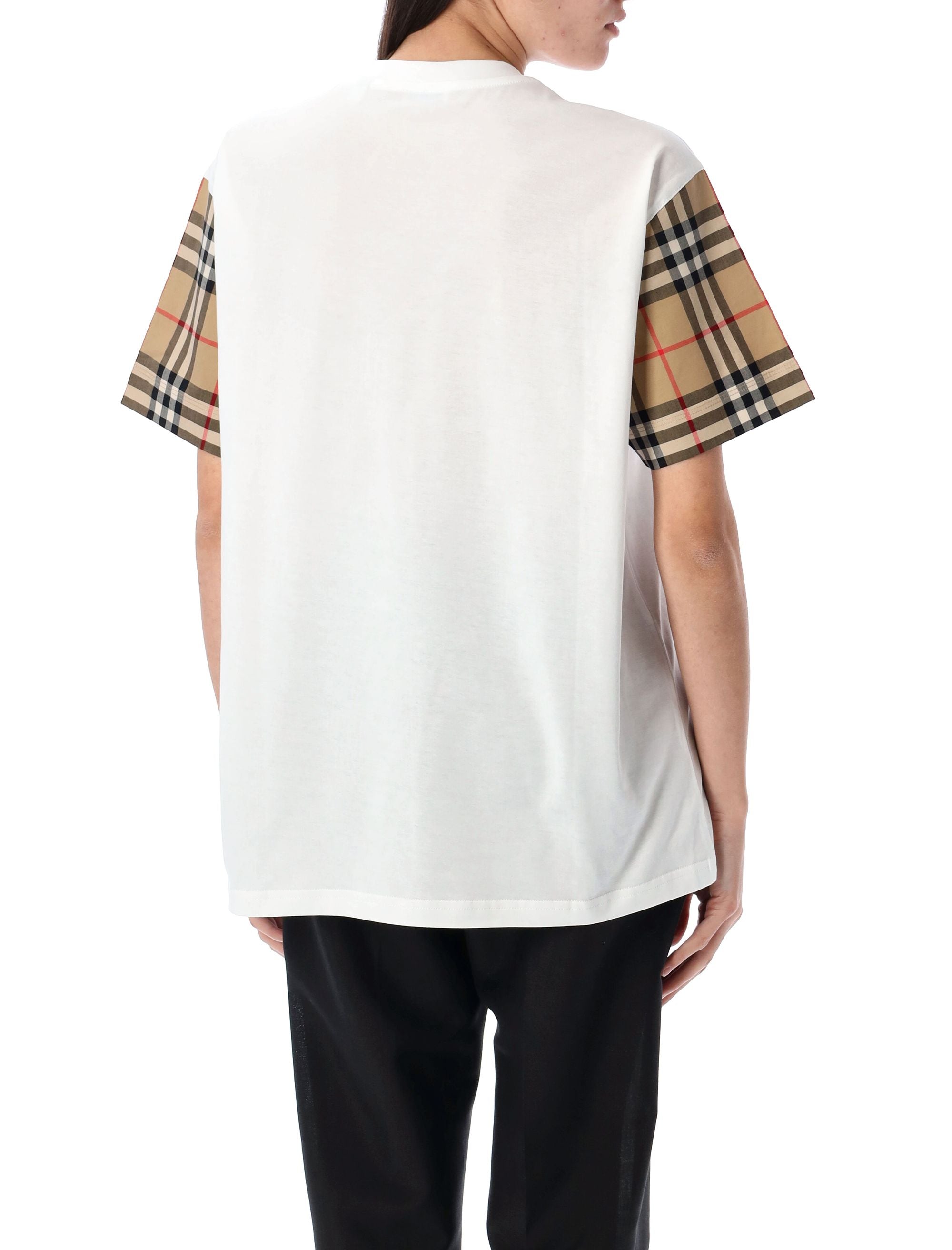 BURBERRY Short Sleeves Check T-Shirt