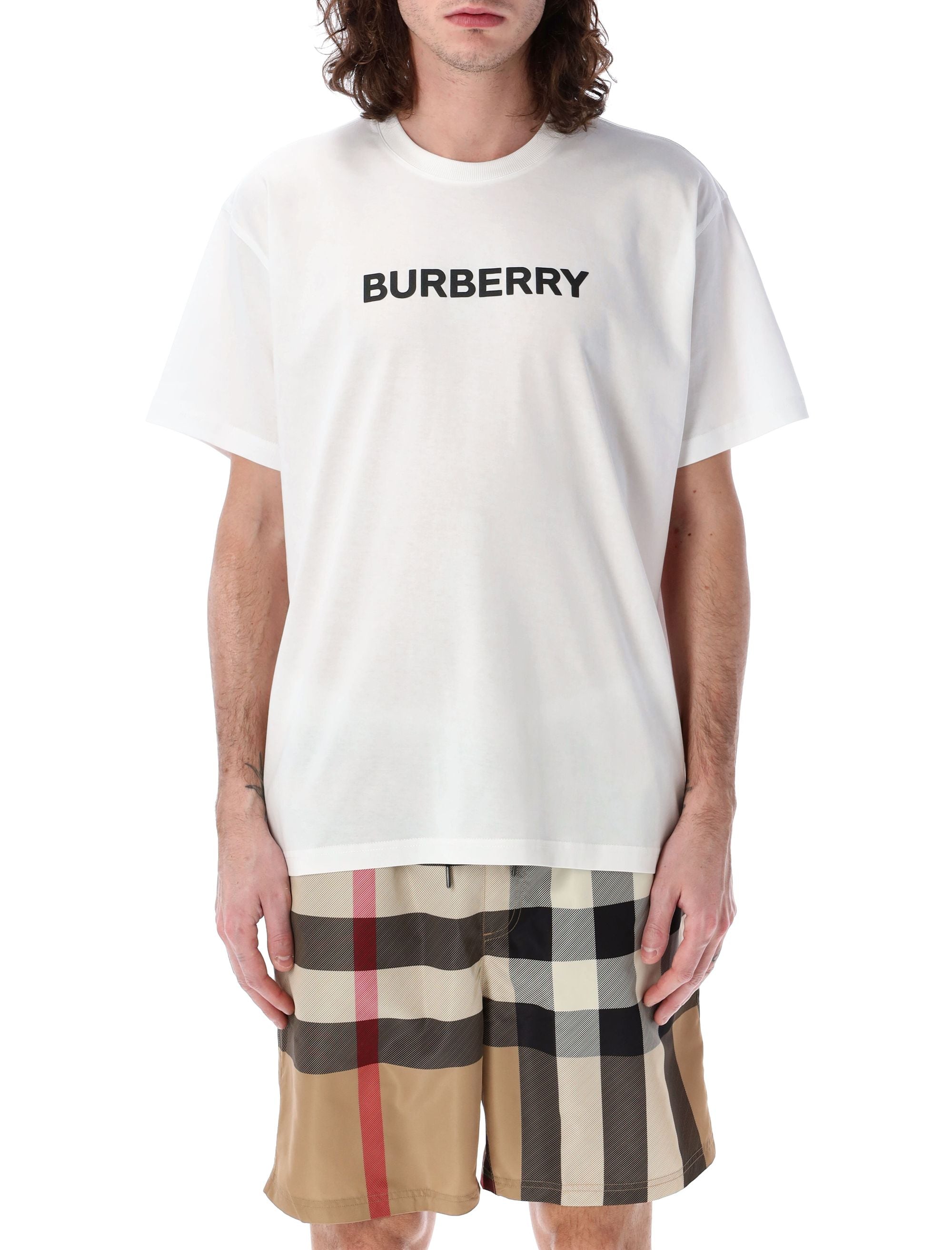 BURBERRY Classic Cotton T-Shirt for Men - SS25 Collection