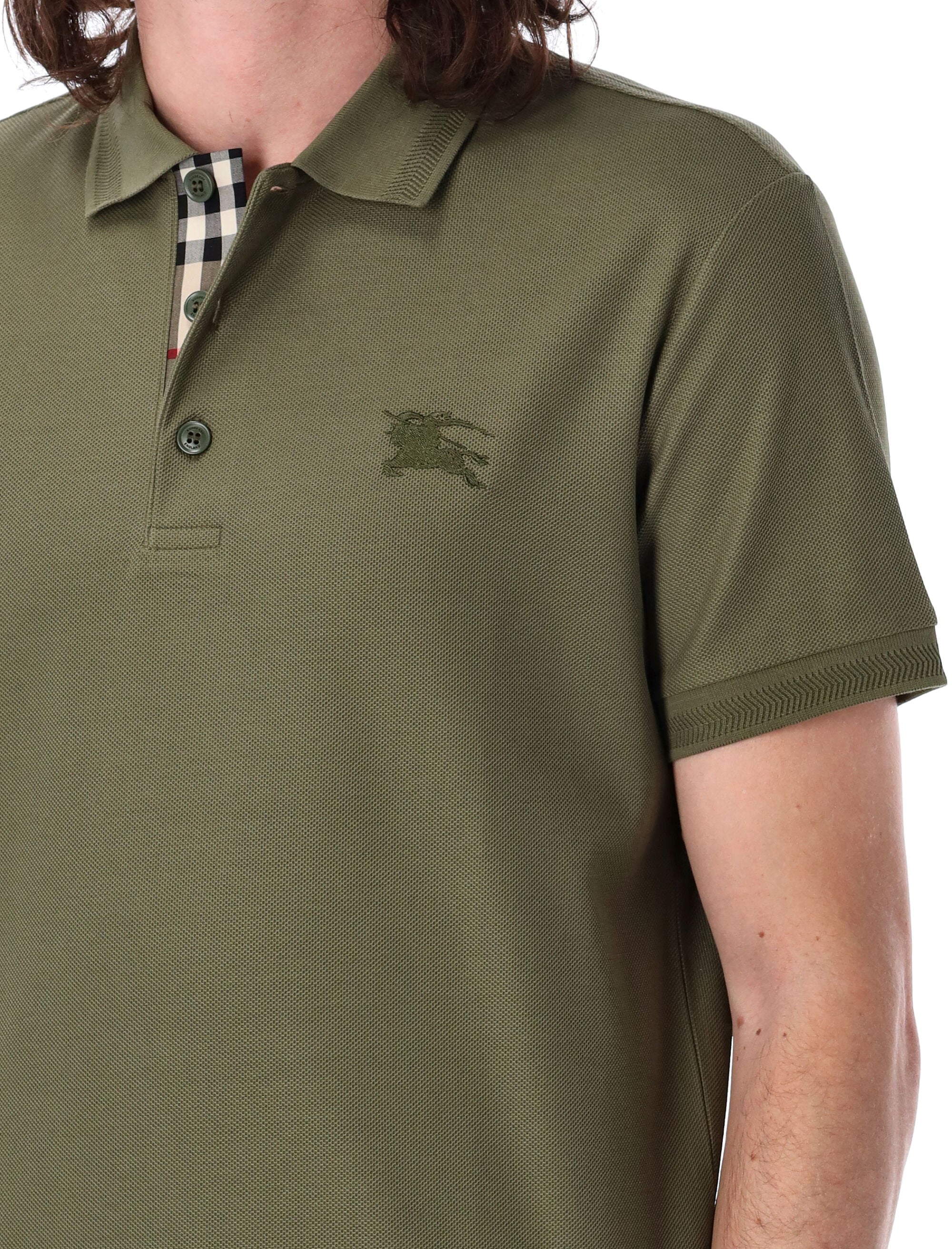 BURBERRY Men's Slim Fit Polo Shirt - Short Sleeve