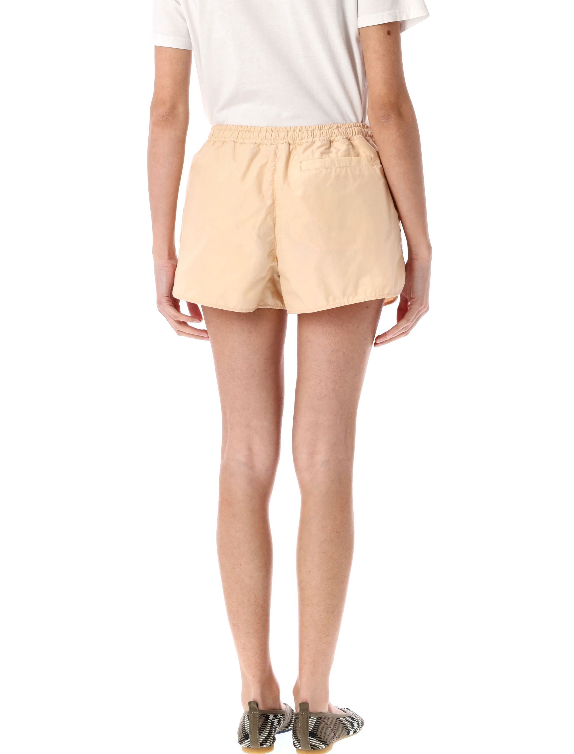 BURBERRY Nylon Cotton Mini Shorts - Women's Size 8