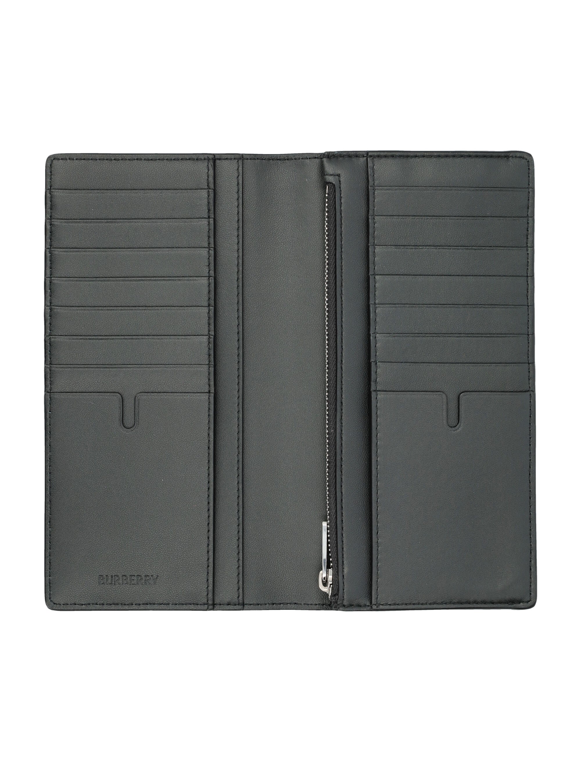 BURBERRY B Shield Continental Wallet - Height: 19 CM, Width: 9.5 CM