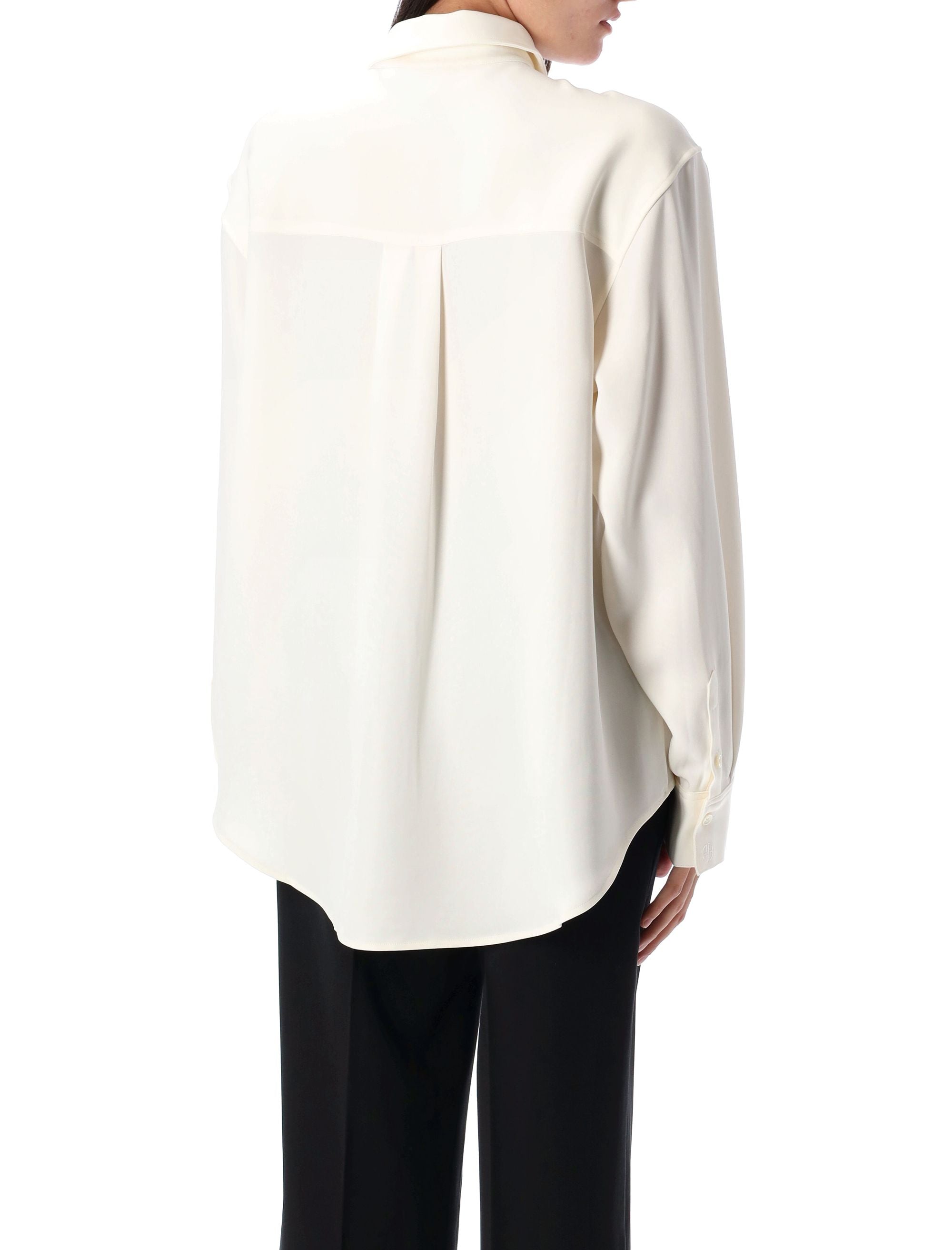 ANINE BING Oversized Braxton Shirt - Size S