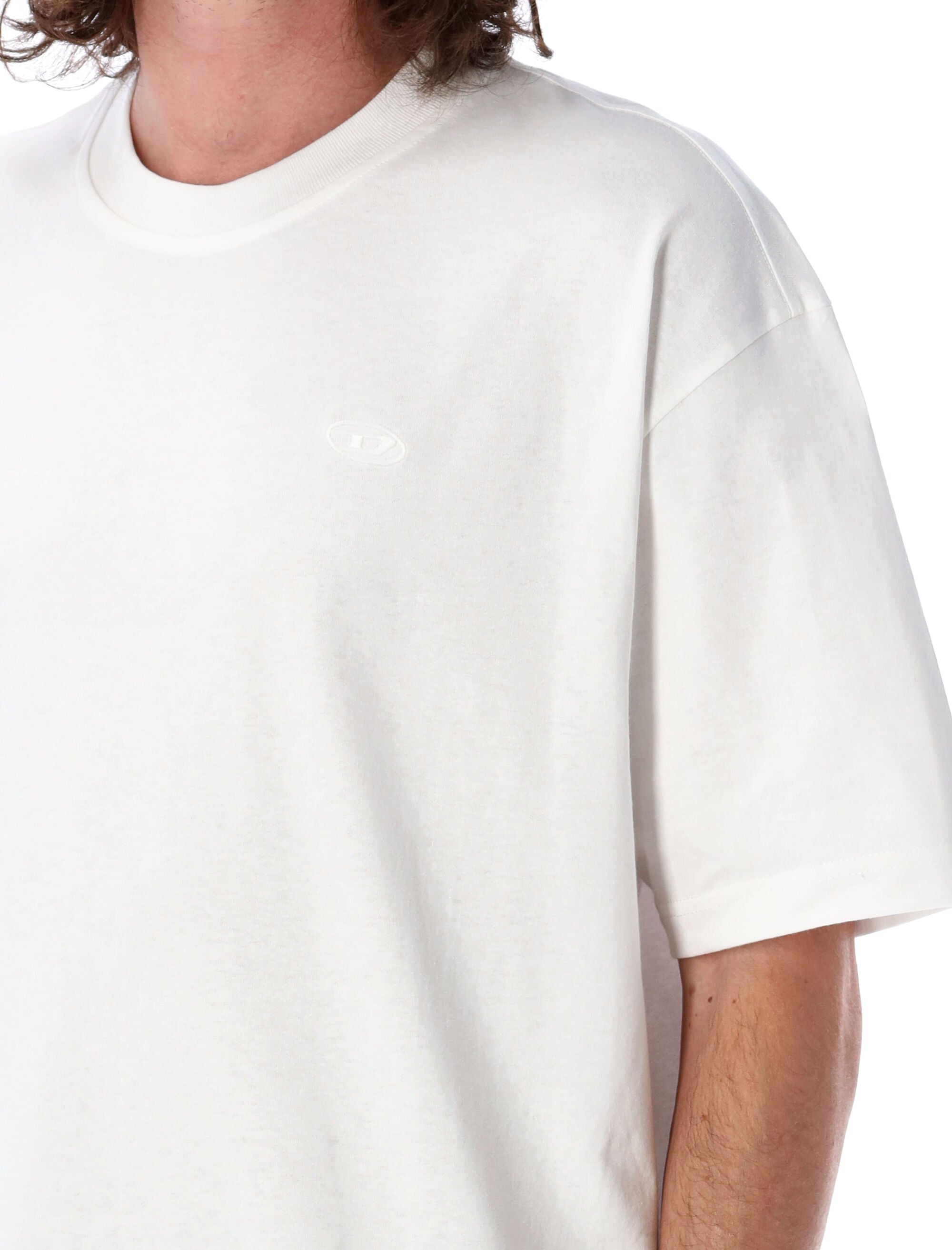 DIESEL Men's Loose Fit Mini Logo T-Shirt - FW25