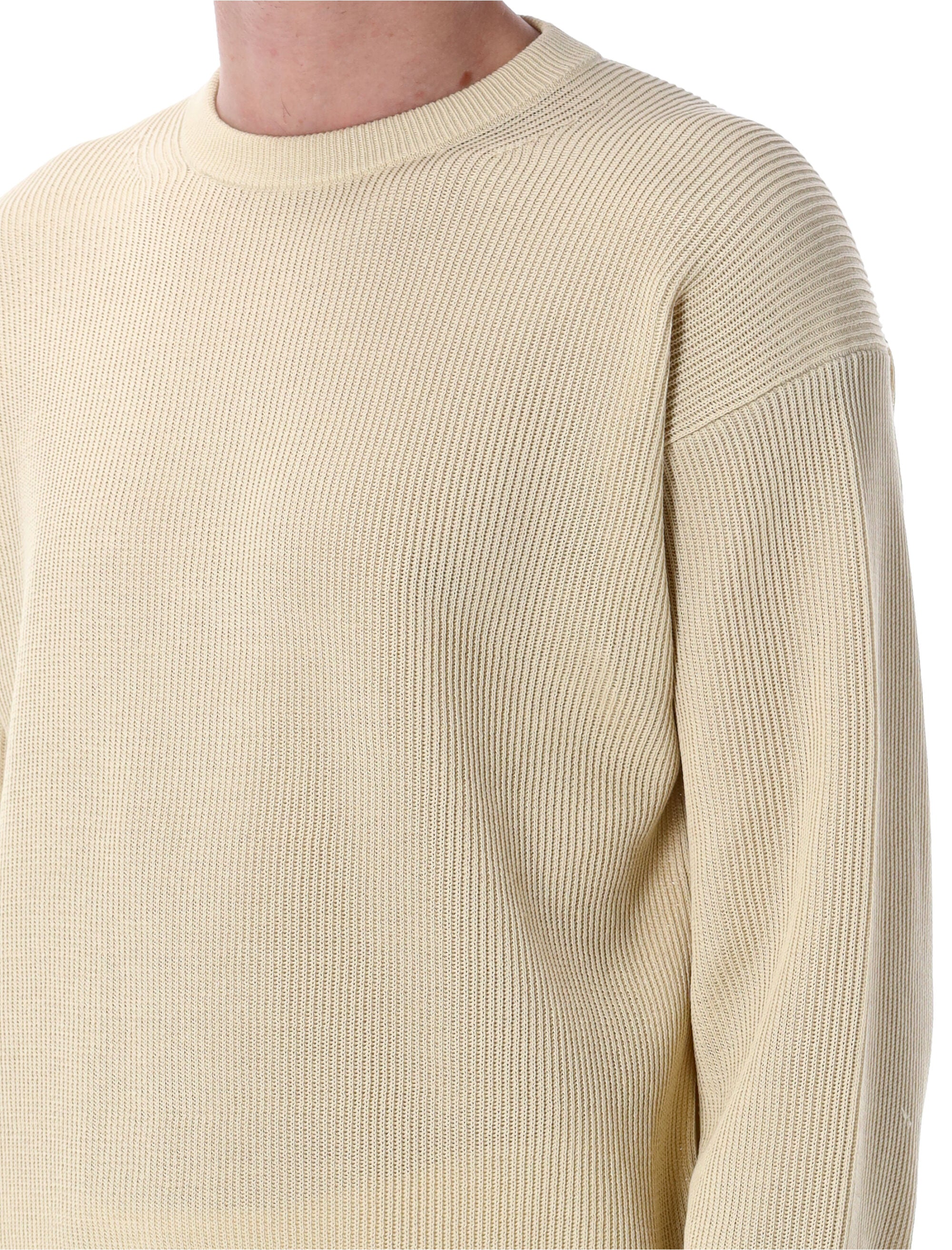 AURALEE Flat Yarn Knit Sweatshirt - Size 4