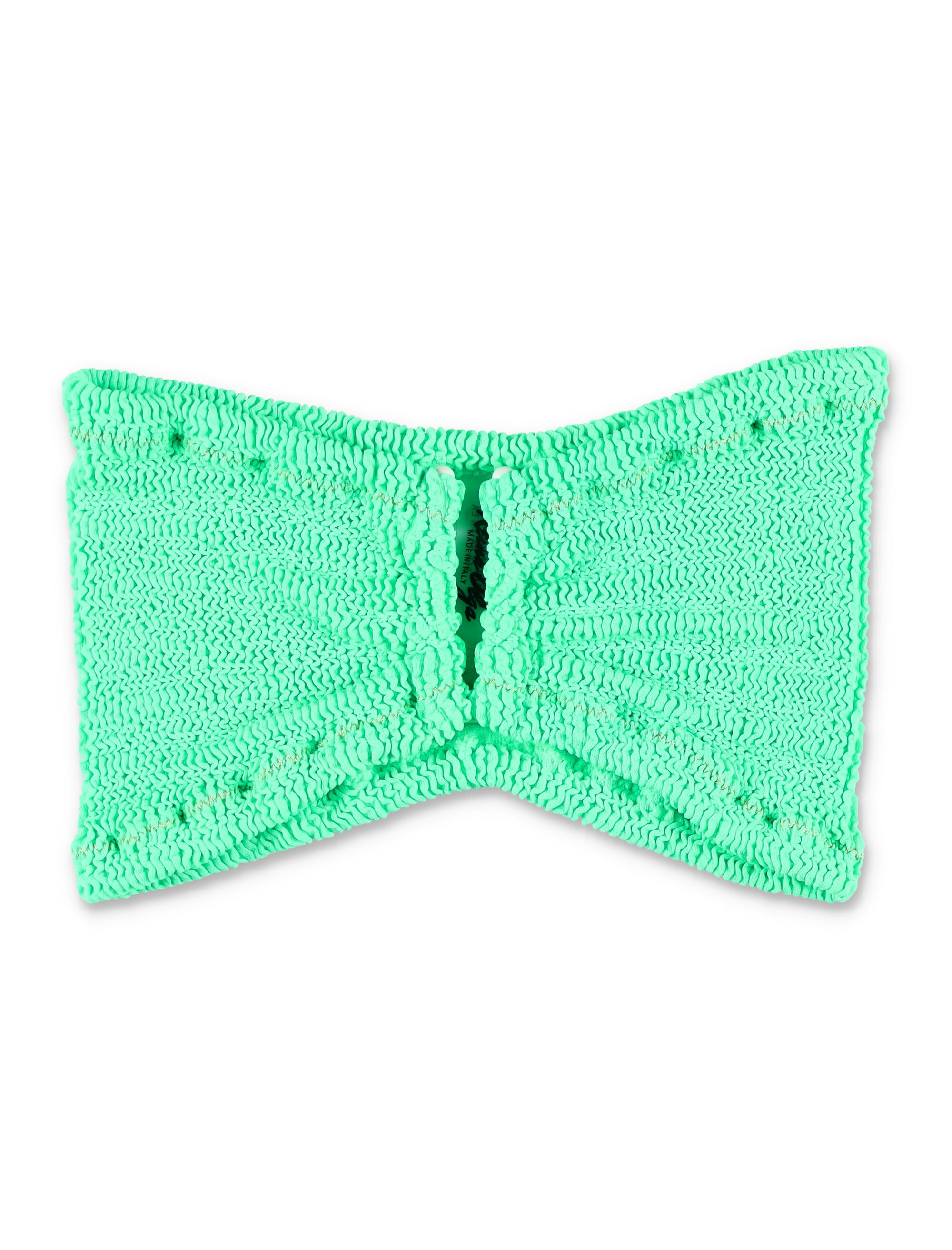 REINA OLGA Scrunch Bikini Top - Women’s Strapless Design