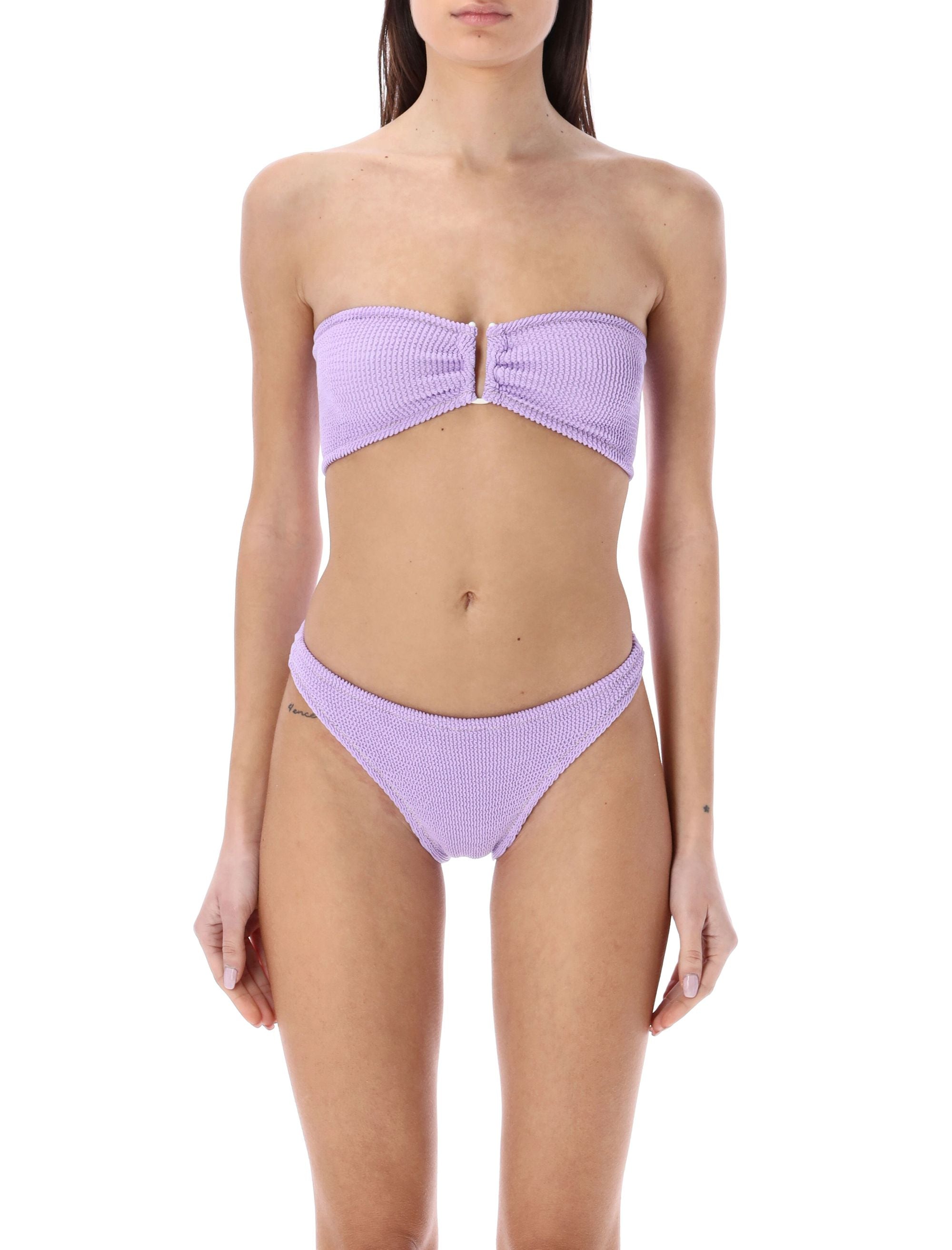 REINA OLGA Mini Scrunch Bikini Top - Women's Collection